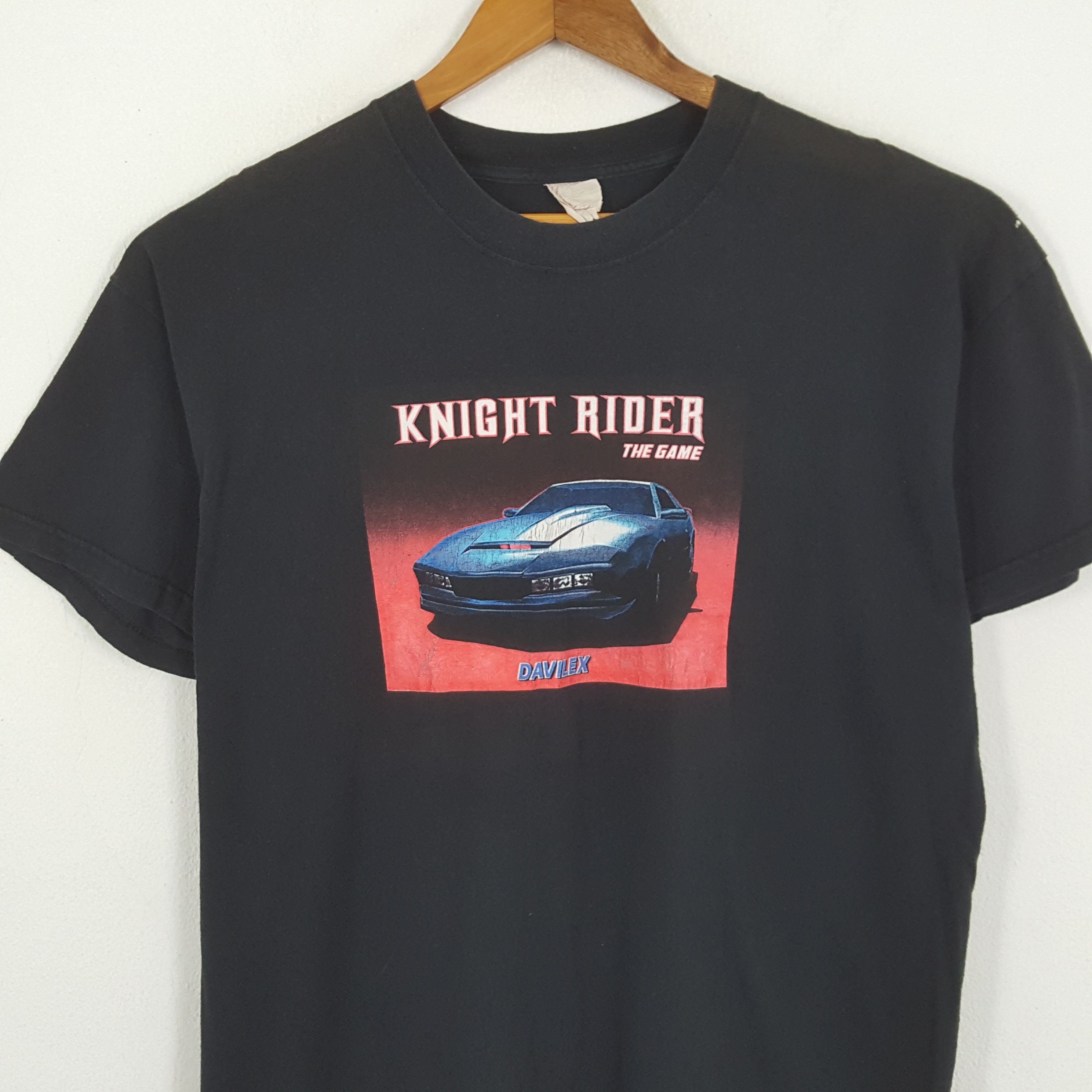 Vintage Vintage KNIGHT RIDER DAVILEX American Movies Games T-Shirts Size US XL / EU 56 / 4 - 2 Thumbnail