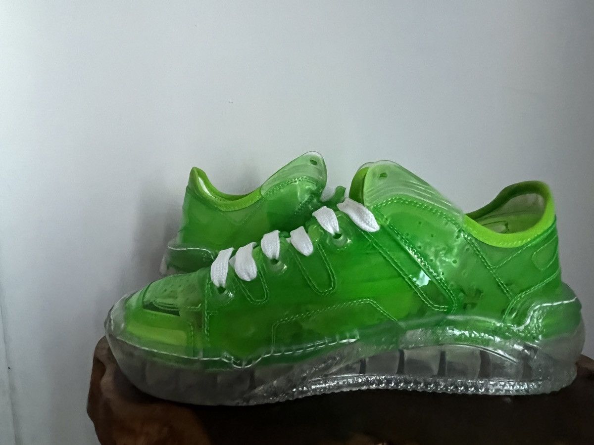 GCDS Men's GCDS In Goal We Trust Lime Transparent Sneakers 6.5/ Size US 7 / EU 40 - 7 Thumbnail