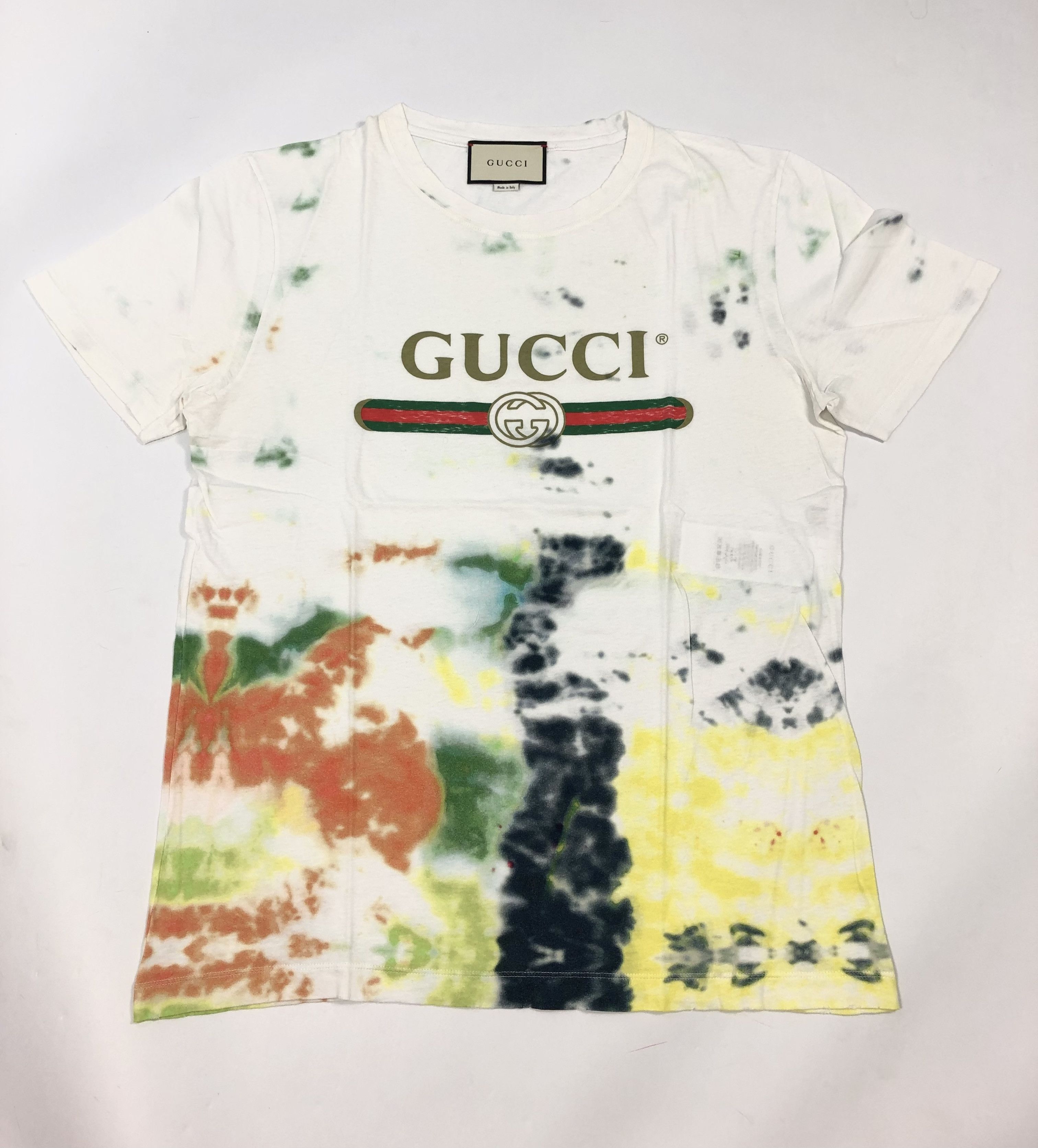 Gucci Classic Gucci tie dye T-shirt Size US L / EU 52-54 / 3 - 1 Thumbnail