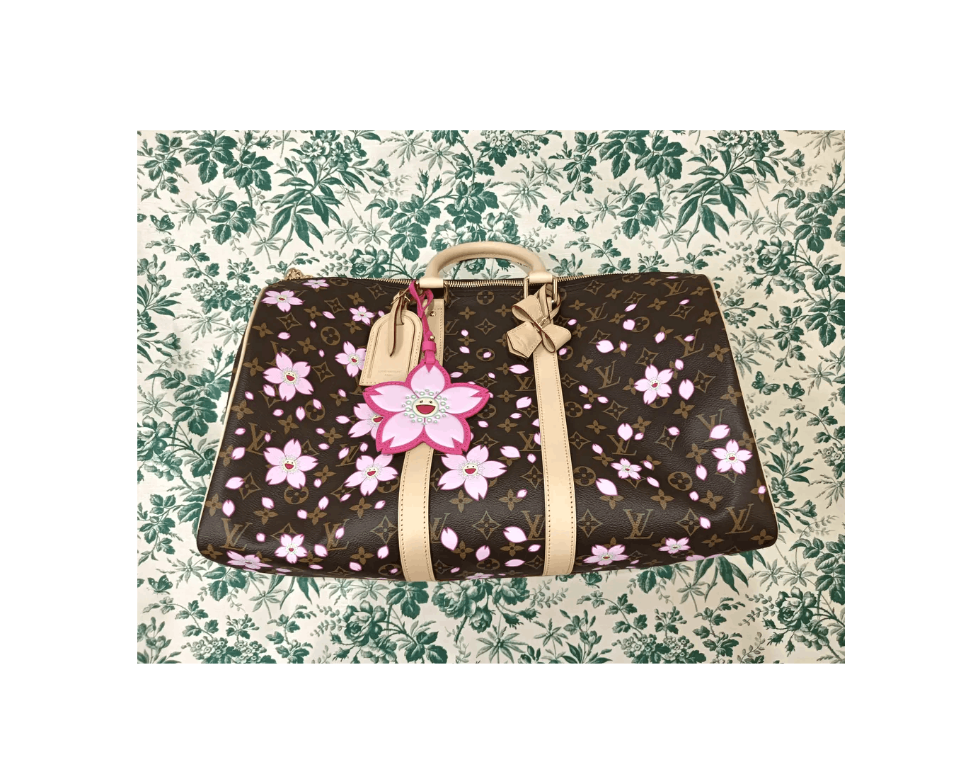 Louis Vuitton × Takashi Murakami Cherry Blossom Keepall Bandouliere 45 Size ONE SIZE - 1 Thumbnail
