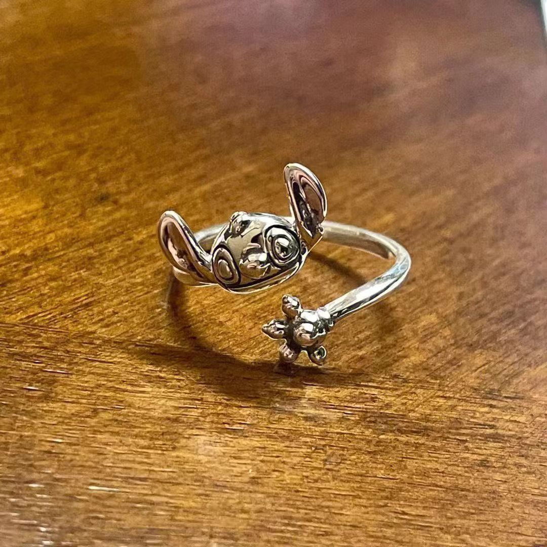Jewelry Retro Cartoon Open Ring Size ONE SIZE - 1 Thumbnail