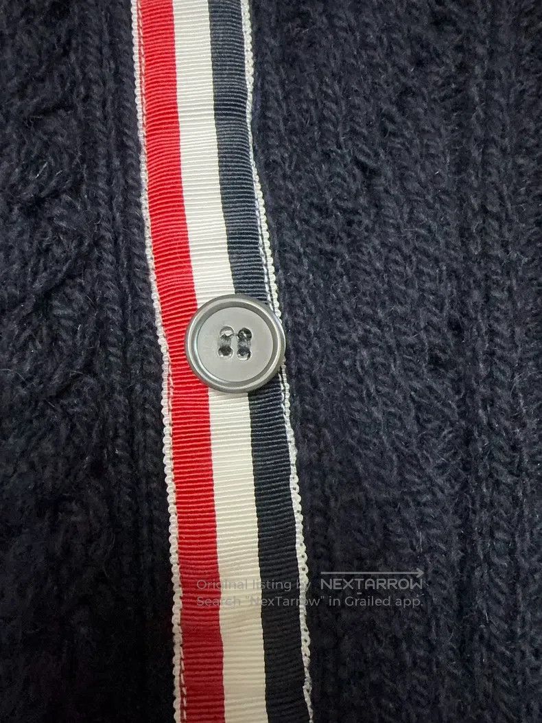 Thom Browne Thom Browne Coarse poppy striped sweater Size US S / EU 44-46 / 1 - 5 Thumbnail