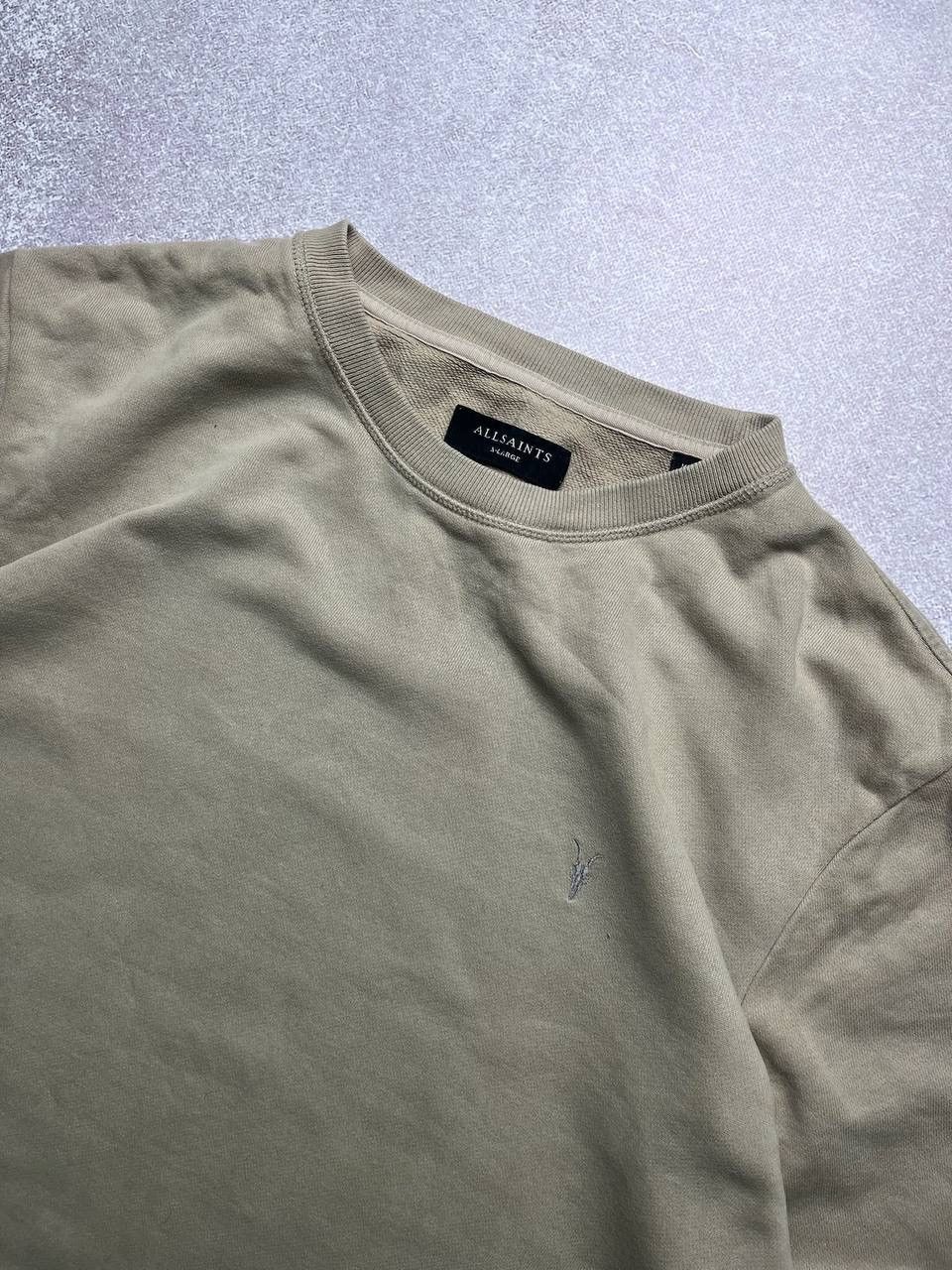 Vintage Allsaints Boxy Sand Sweatshirt Y2K XL