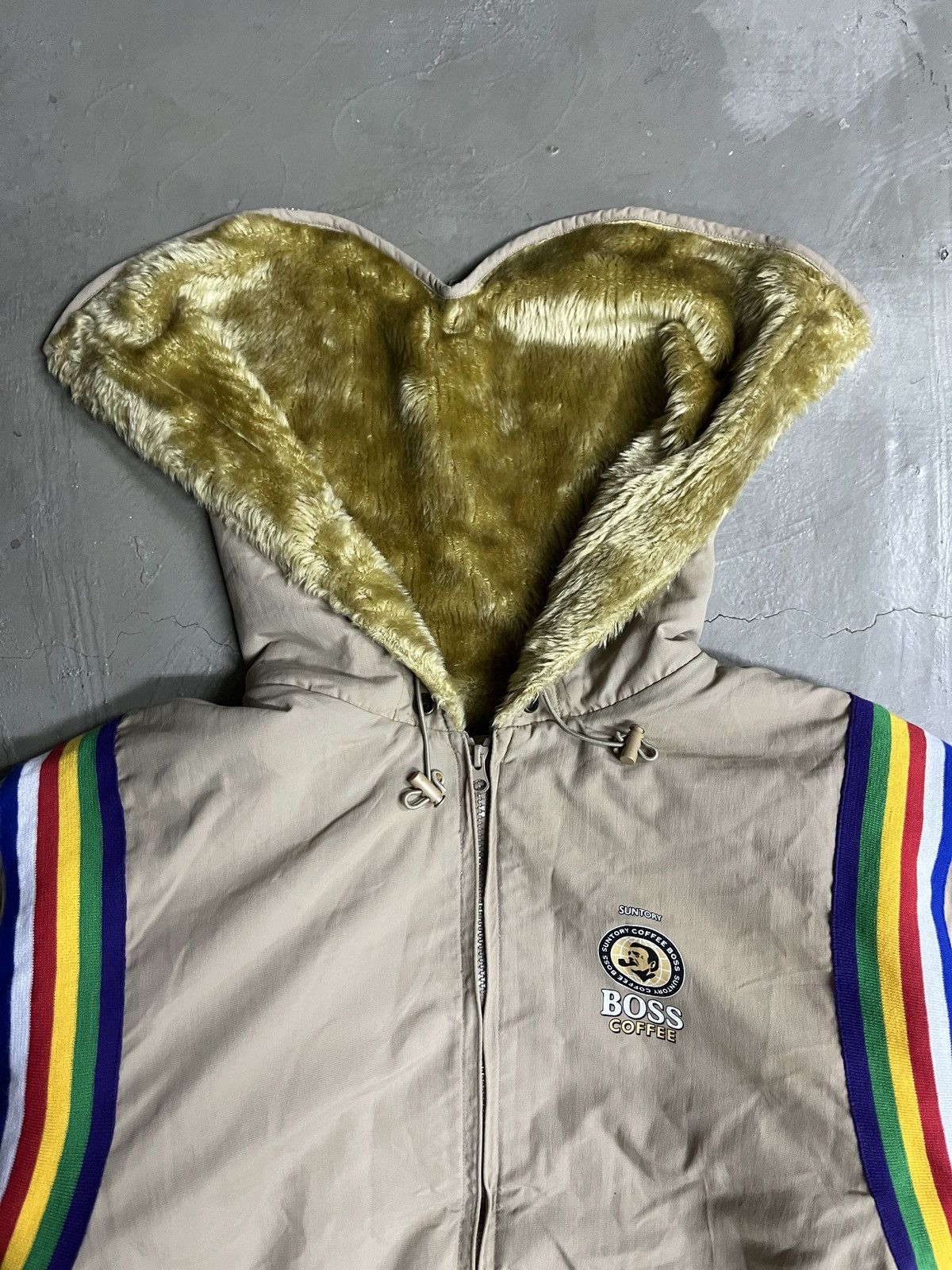 Vintage Vintage Rare SUNTORY BOSS COFFEE Japan Sherpa Parka Size US L / EU 52-54 / 3 - 17 Thumbnail