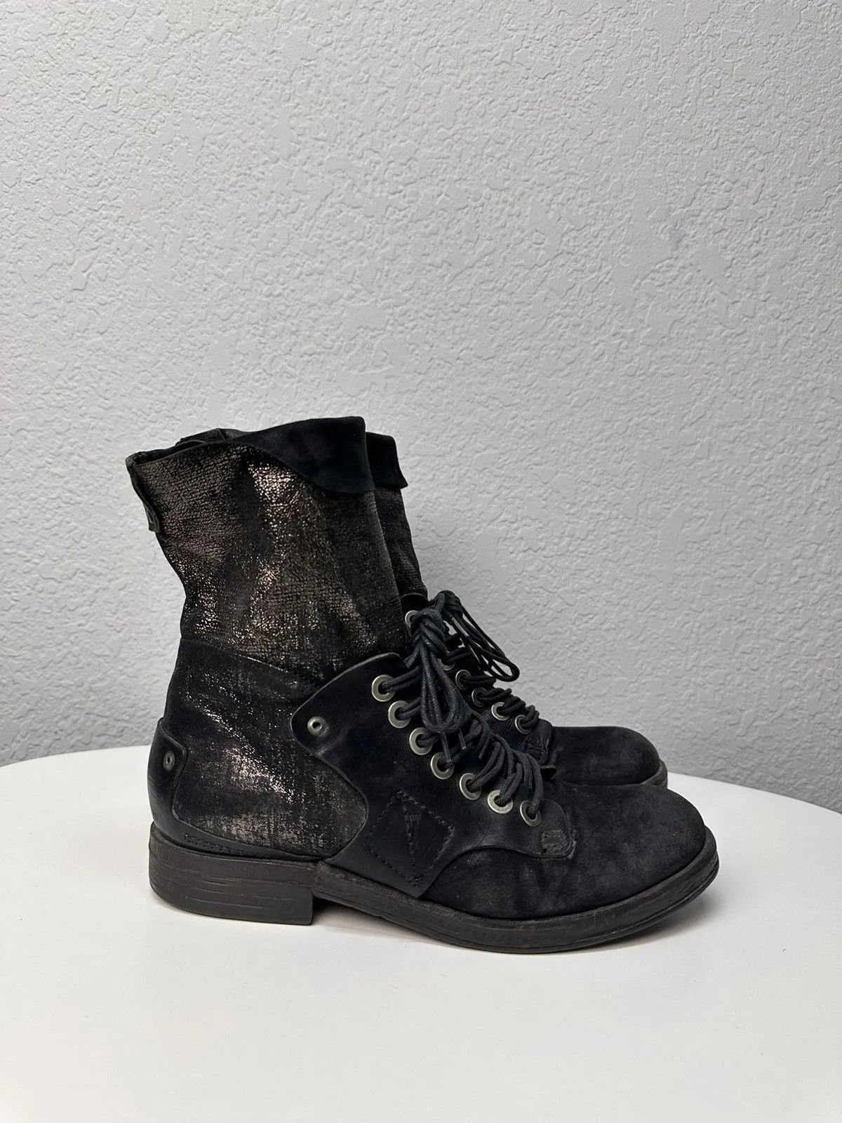 A.S.98 Leather Boots A.S. 98 Western Air step Guisi style Vintage Size US 7 / IT 37 - 3 Thumbnail