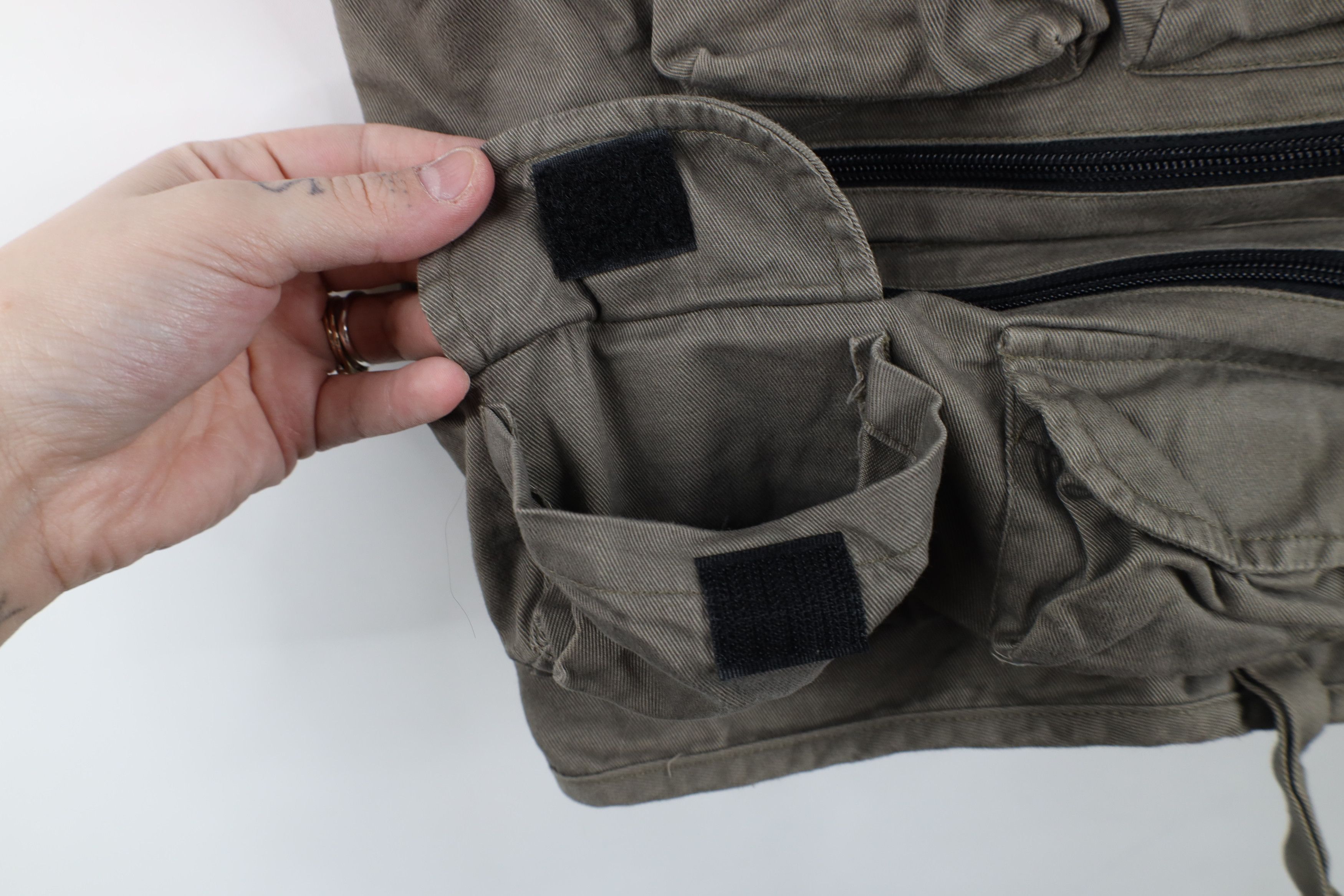 Vintage Vintage 90s Y2K Streetwear Full Zip Tactical Fishing Vest Size US XL / EU 56 / 4 - 8 Thumbnail