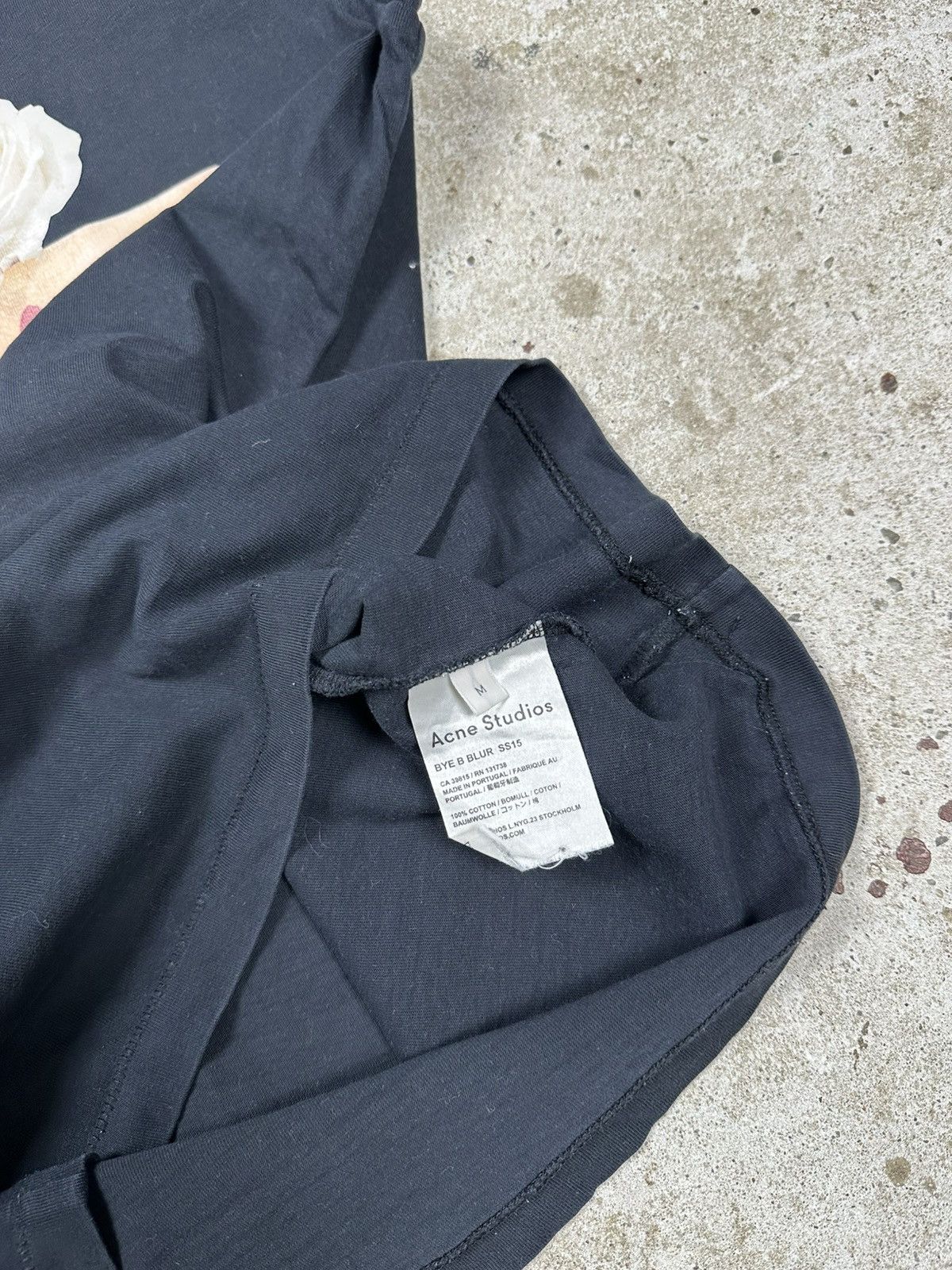 Acne Studios Acne Studios SS15 Bye B Blue Black Tank Top Shirt Size US XS / EU 42 / 0 - 5 Thumbnail