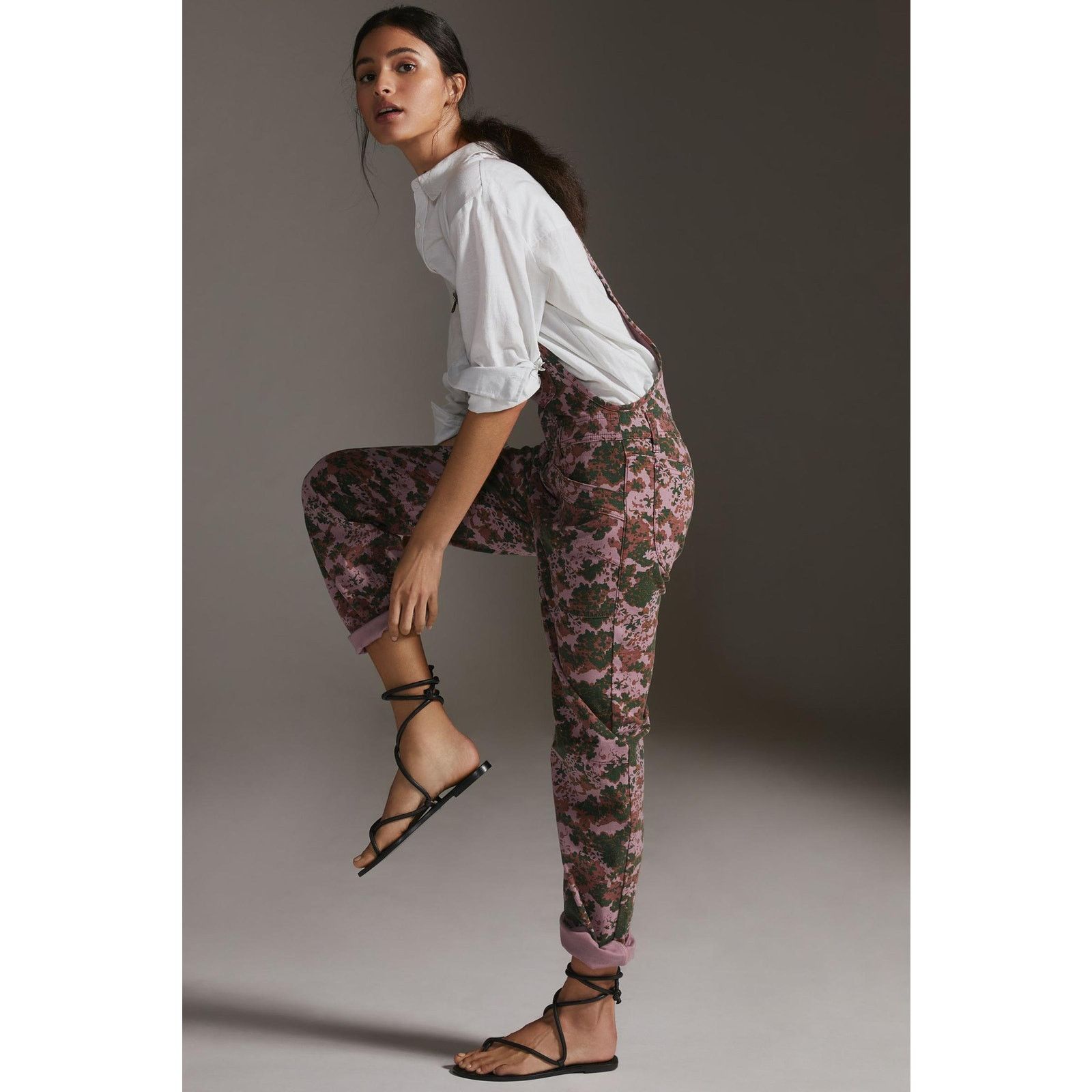 Anthropologie New Anthropologie Pilcro Painters Overalls $180 SZ 25 Mauve Size 25" / US 0 / IT 36 - 4 Thumbnail
