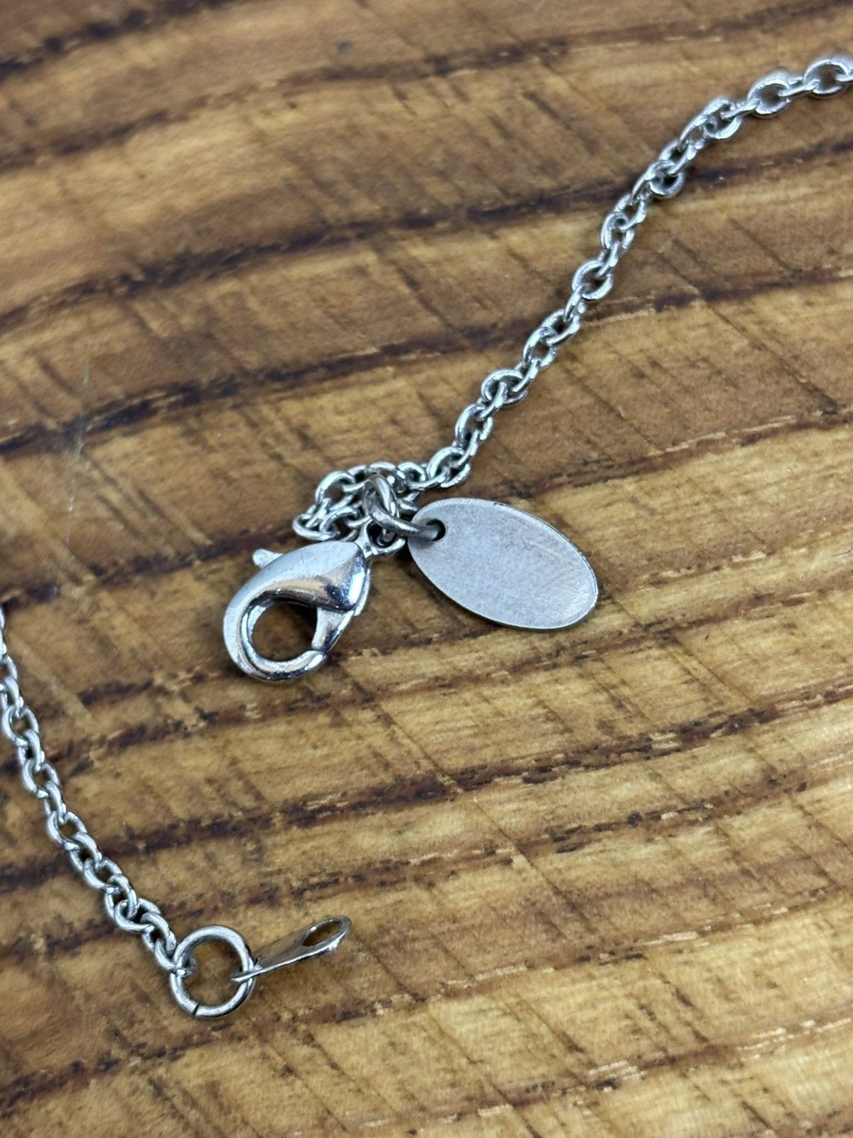 Vivienne Westwood Vivienne Westwood Ribbon Heart Crystals Necklace Silver Size ONE SIZE - 7 Thumbnail