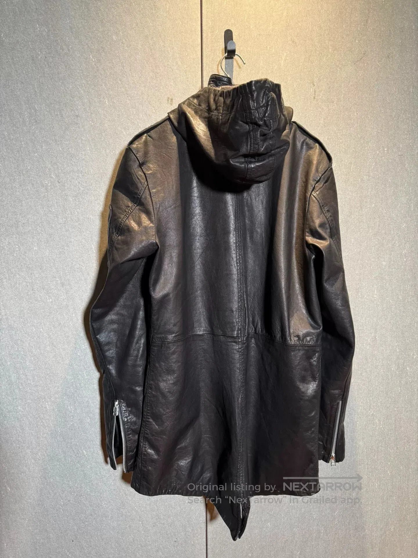 Addict Clothes Japan rare hooded leather jacket from 14th addiction. Size US M / EU 48-50 / 2 - 8 Thumbnail