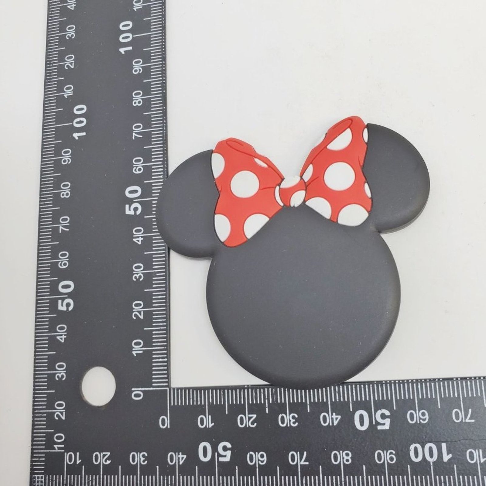 Disney Disney Minnie Mouse Black 3-D Rubber Magnet NWT Size ONE SIZE - 9 Thumbnail