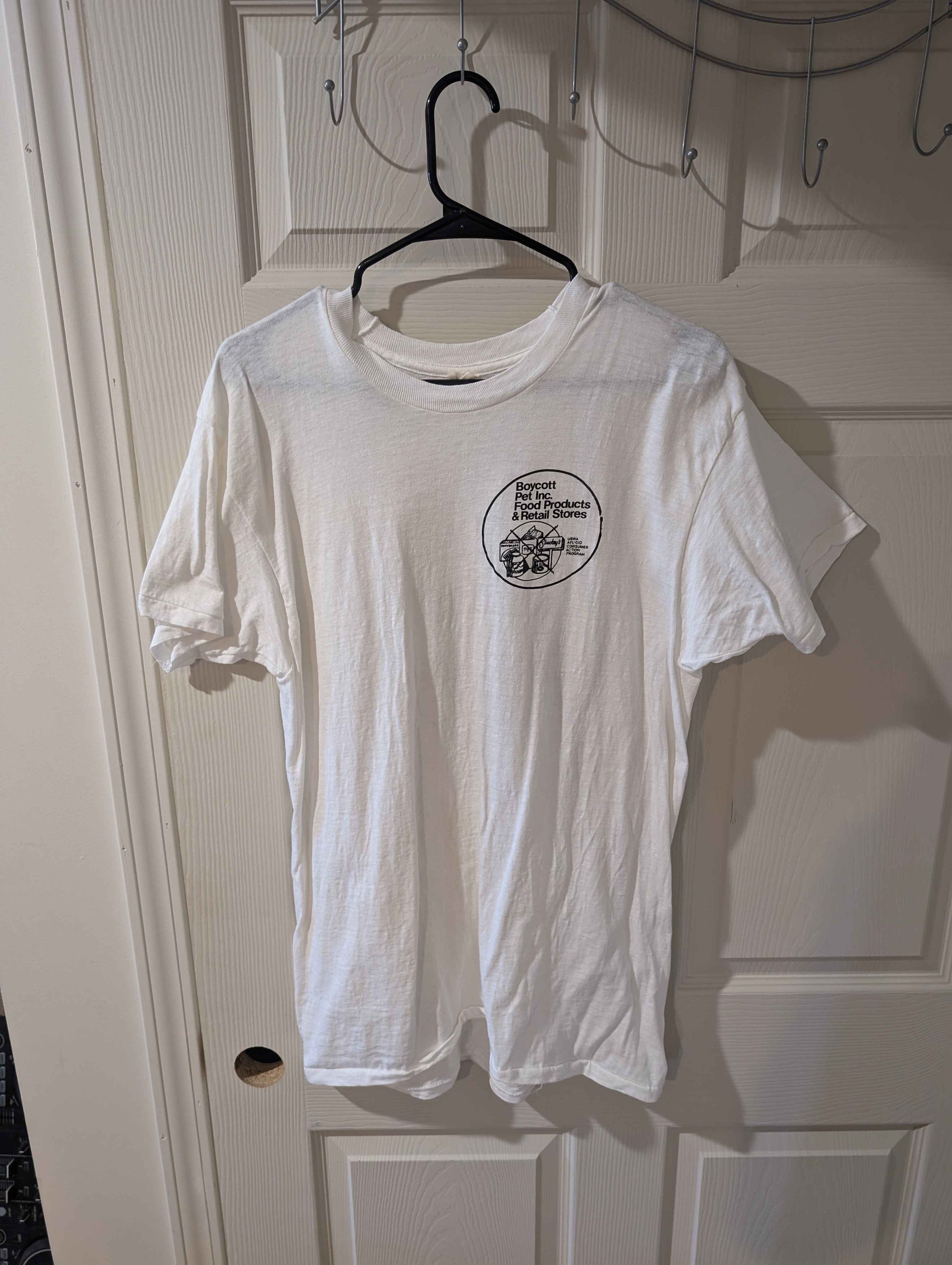 Fruit Of The Loom × Vintage Vintage 80s Fruit of the Loom Graphic T-shirt Size US XL / EU 56 / 4 - 5 Thumbnail
