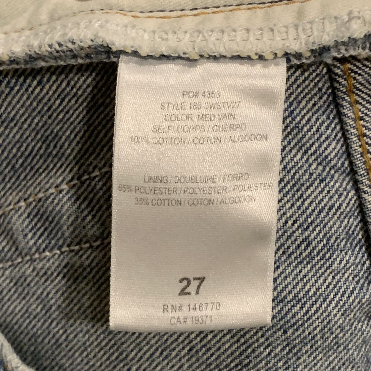 RE/DONE RE / DONE WOMENS STOVE PIPE JEANS Size 27" / US 4 / IT 40 - 11 Thumbnail