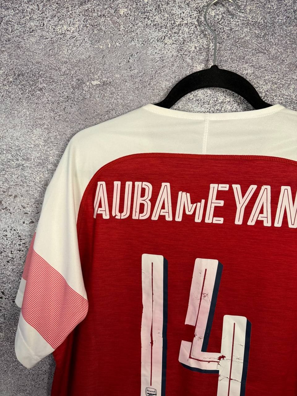 Puma × Vintage AUBAMEYANG Arsenal 2018/19 Puma Soccer Jersey Size US L / EU 52-54 / 3 - 15 Thumbnail