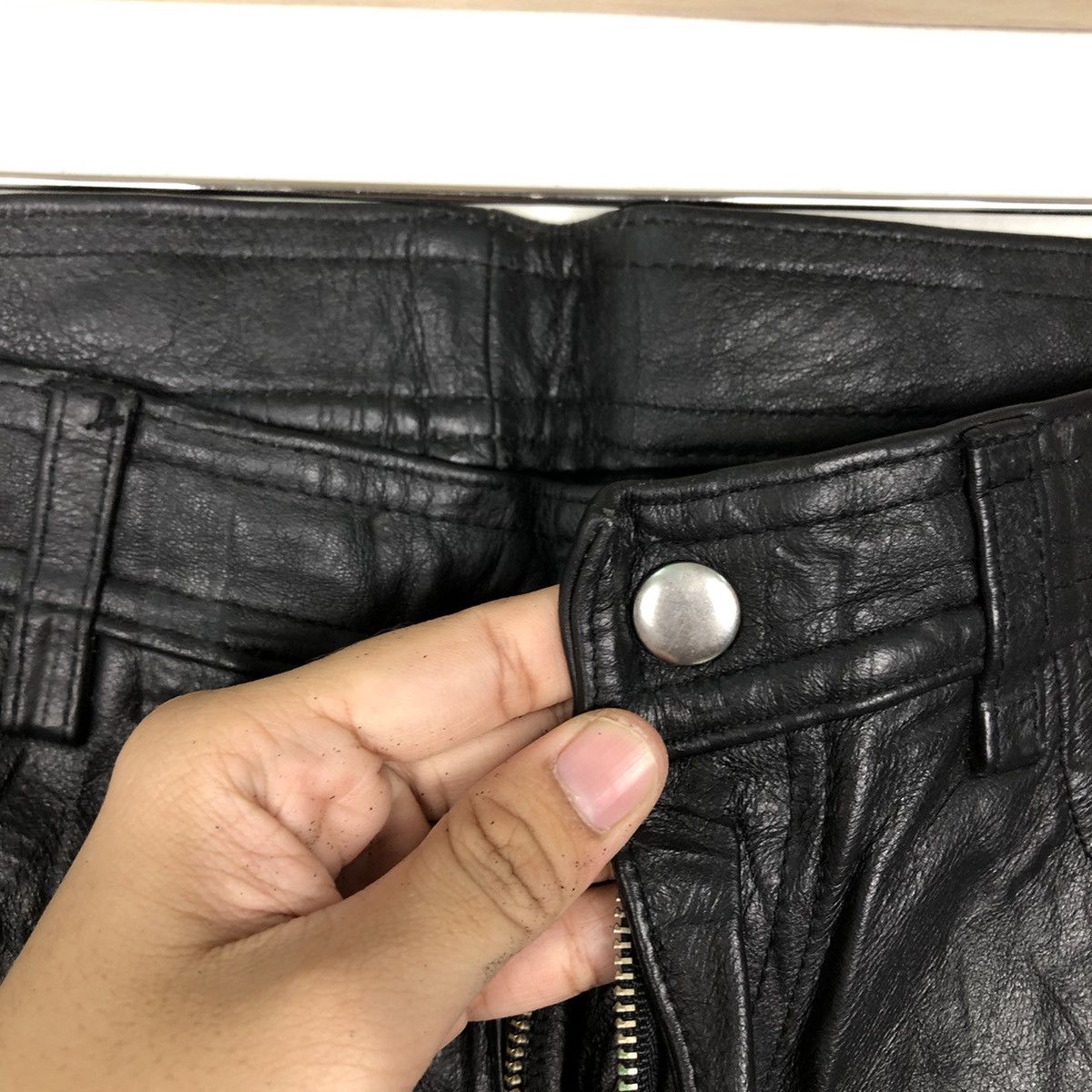 Genuine Leather 🔥Rare Genuine Leather Work Pants Union Made by Method Japan Size US 29 - 10 Thumbnail