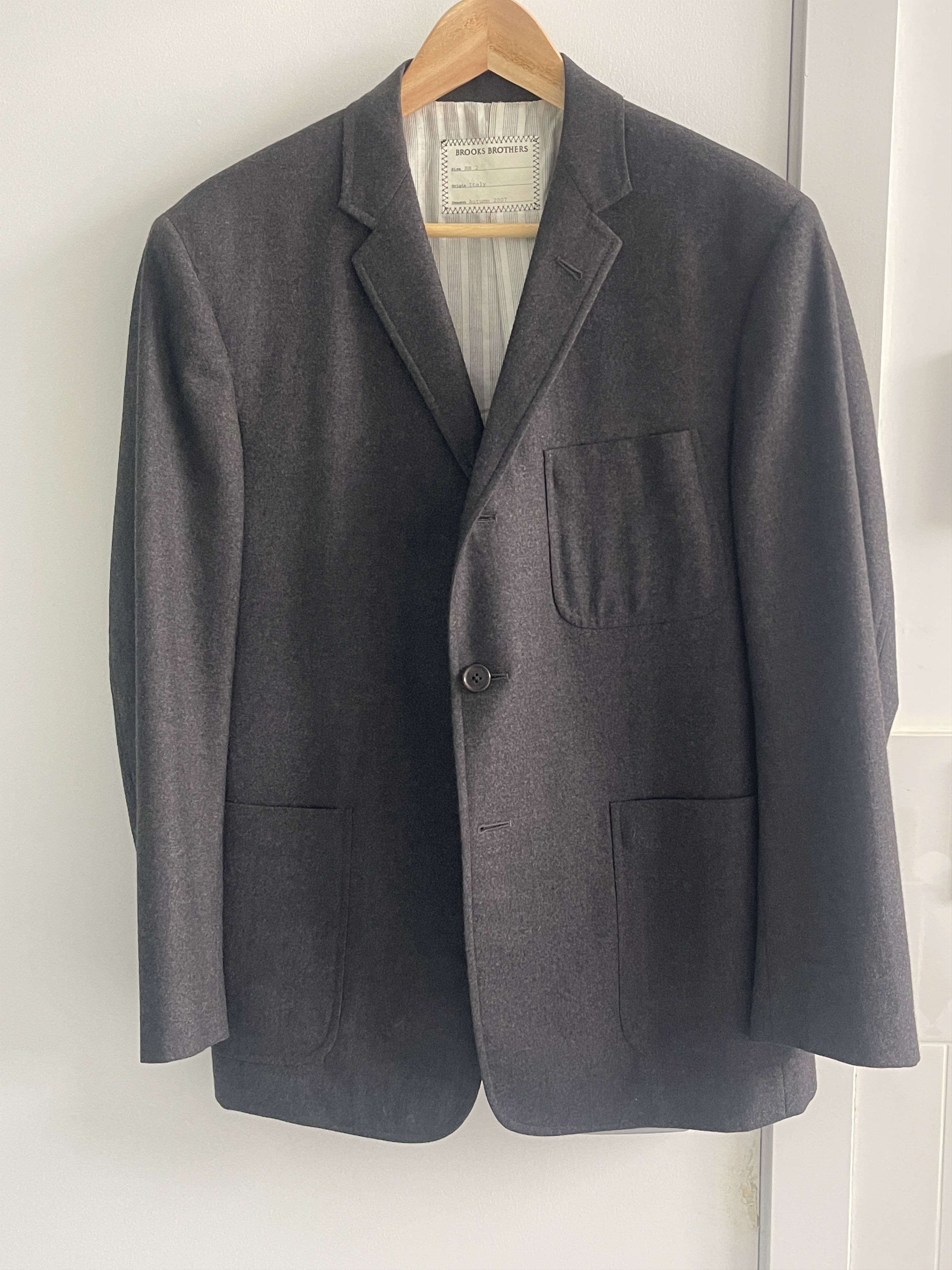 Brooks Brothers Black Fleece Wool Suit 2007