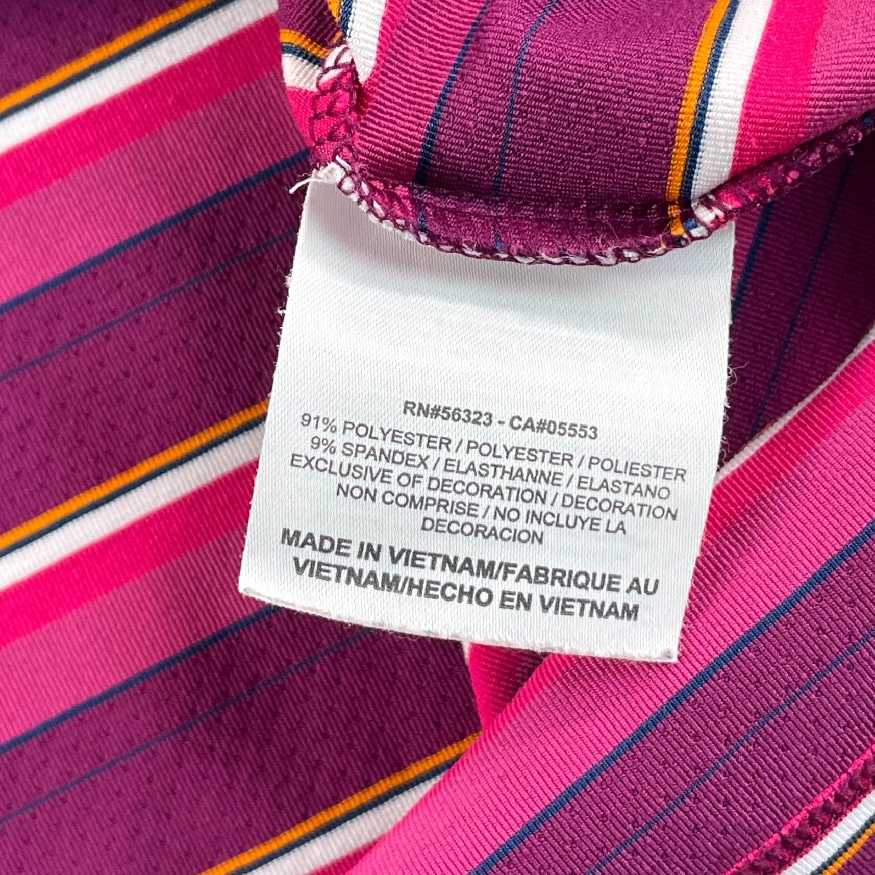 Nike Nike Golf Polo Shirt Men L Multi Striped Dri-Fit Performance SS NWOT0 Size US L / EU 52-54 / 3 - 7 Thumbnail