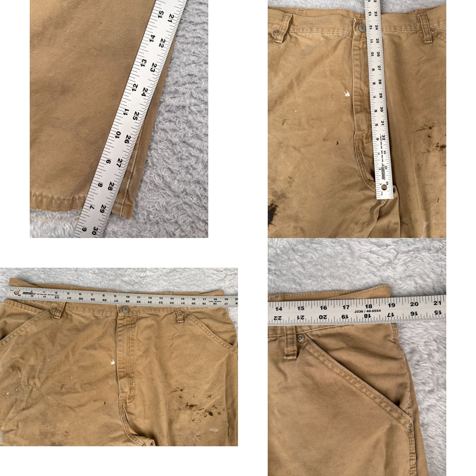 Wrangler Wrangler Jeans Men 40x32 Beige Straight Leg Denim 5-Pocket Regular Fit Belt Loop 40 in Inseam Cotton Blend Vintage No Mens Size US 40 / EU 56 - 8 Thumbnail