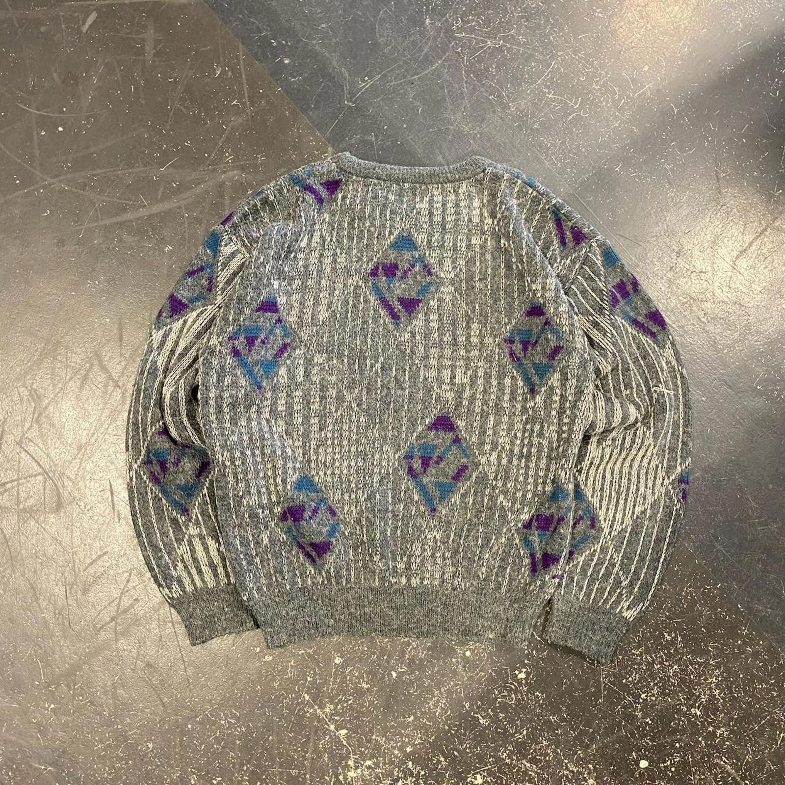 Sears 90s Sears Grey Knit Size US M / EU 48-50 / 2 - 4 Thumbnail