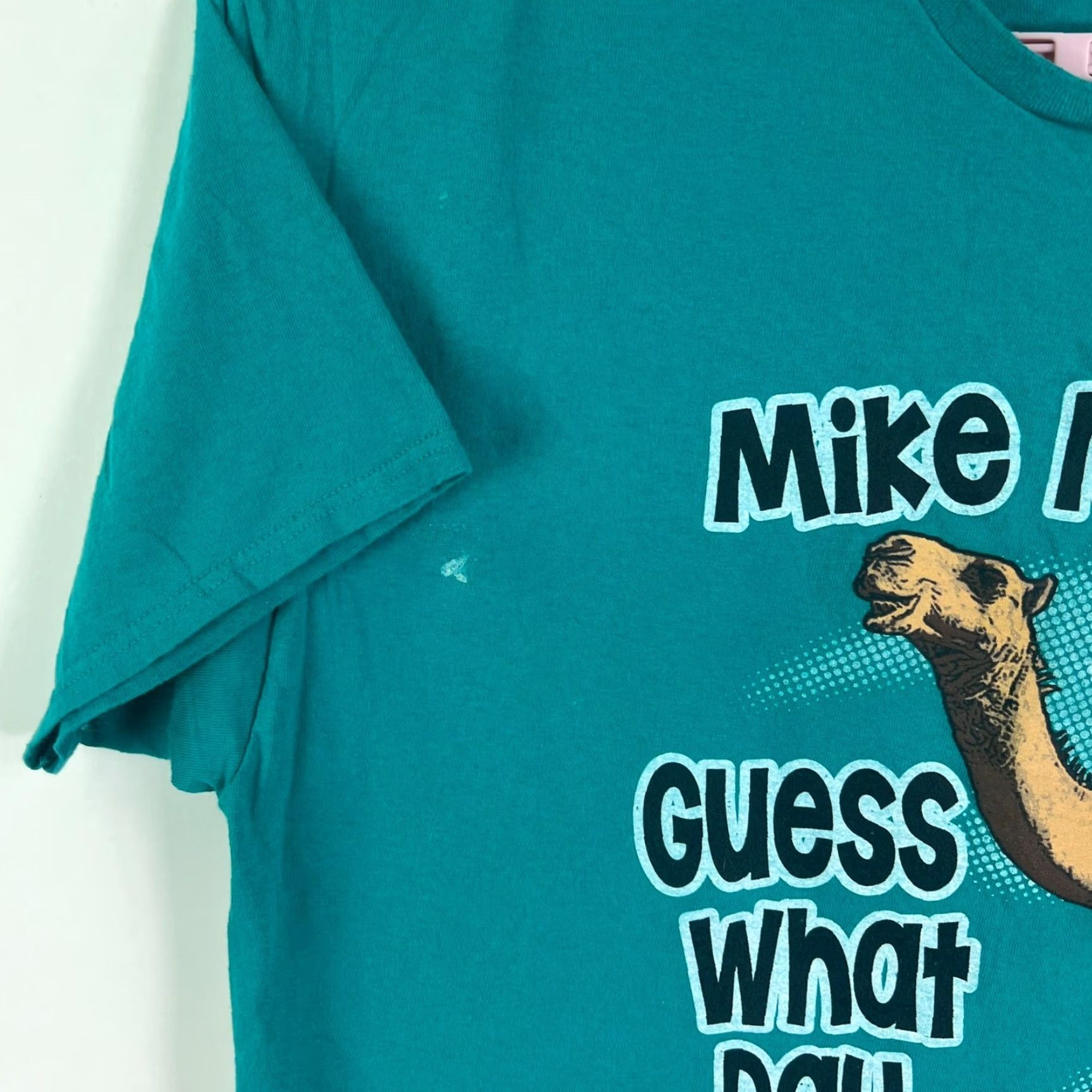 Vintage VINTAGE Day Men T-Shirt Short Sleeve 2XL Blue Comic Print Mike Crew Neck Size US XXL / EU 58 / 5 - 3 Thumbnail