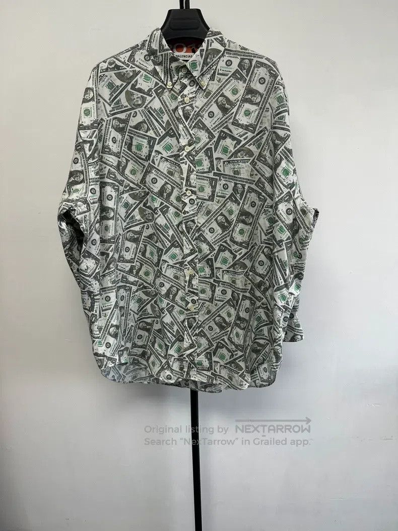 Balenciaga Balenciaga Printed Shirt Size XS / US 0-2 / IT 36-38 - 1 Thumbnail