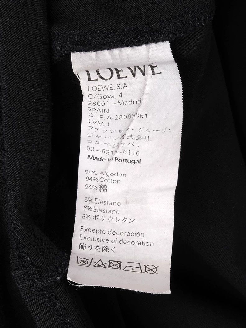 Loewe LOEWE Black Bat Show lines Destroy Logo short sleeve T-shi Size XS / US 0-2 / IT 36-38 - 7 Thumbnail