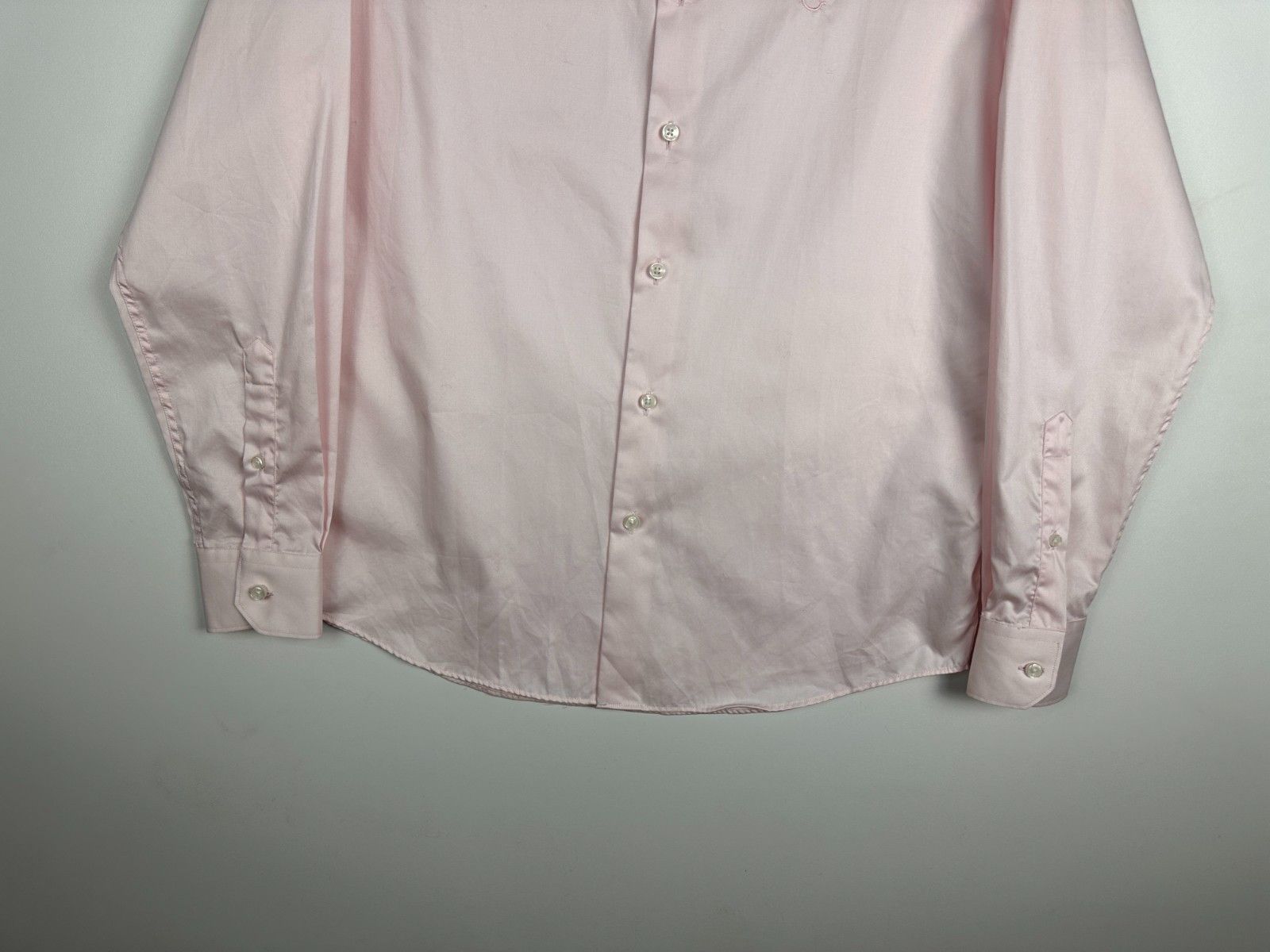 Roberto Cavalli Roberto Cavalli Class Shirt Button Long Sleeve Pink Size 42 Size US M / EU 48-50 / 2 - 4 Thumbnail