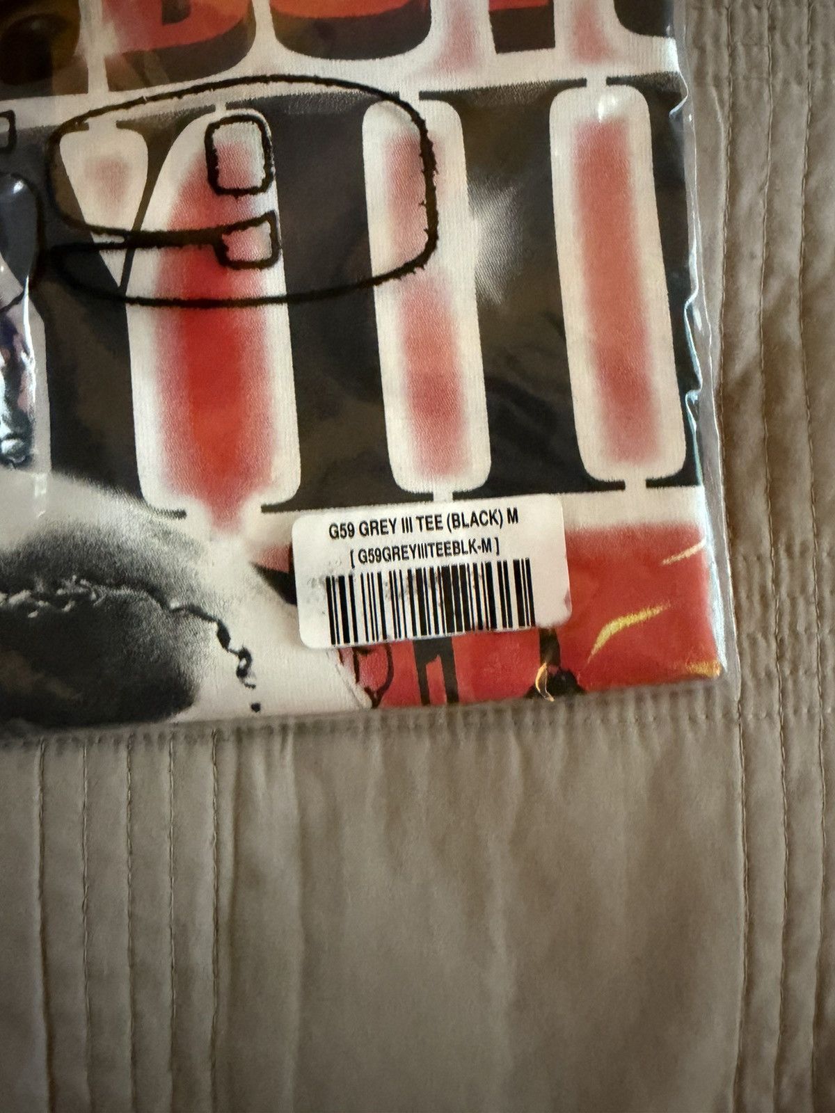 G59 Records G59 GREY III TEE (BLACK) Size US M / EU 48-50 / 2 - 6 Thumbnail
