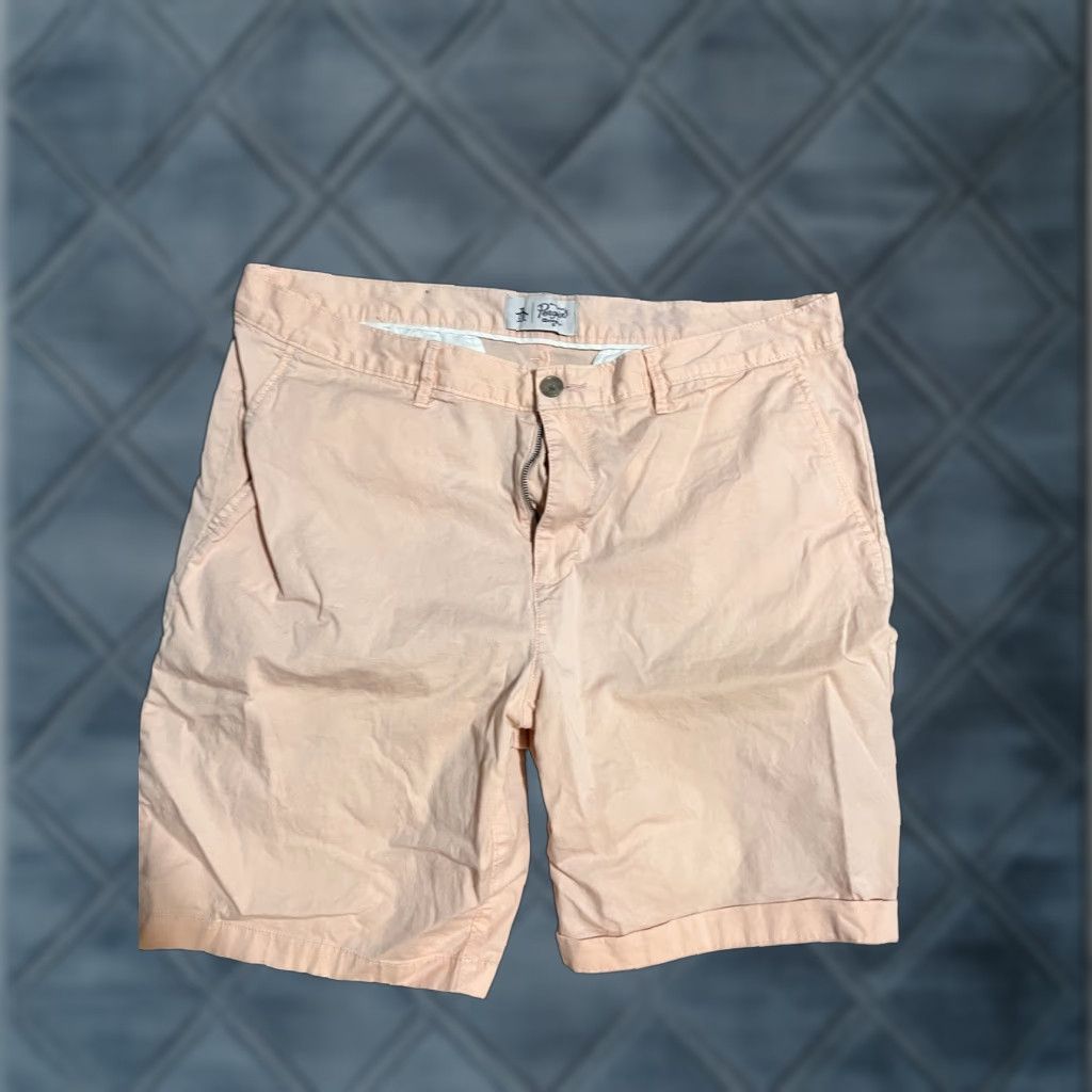 Vintage Penguin by Munsing Chino Shorts Pink Cotton Size 38 Size US 38 / EU 54 - 1 Thumbnail