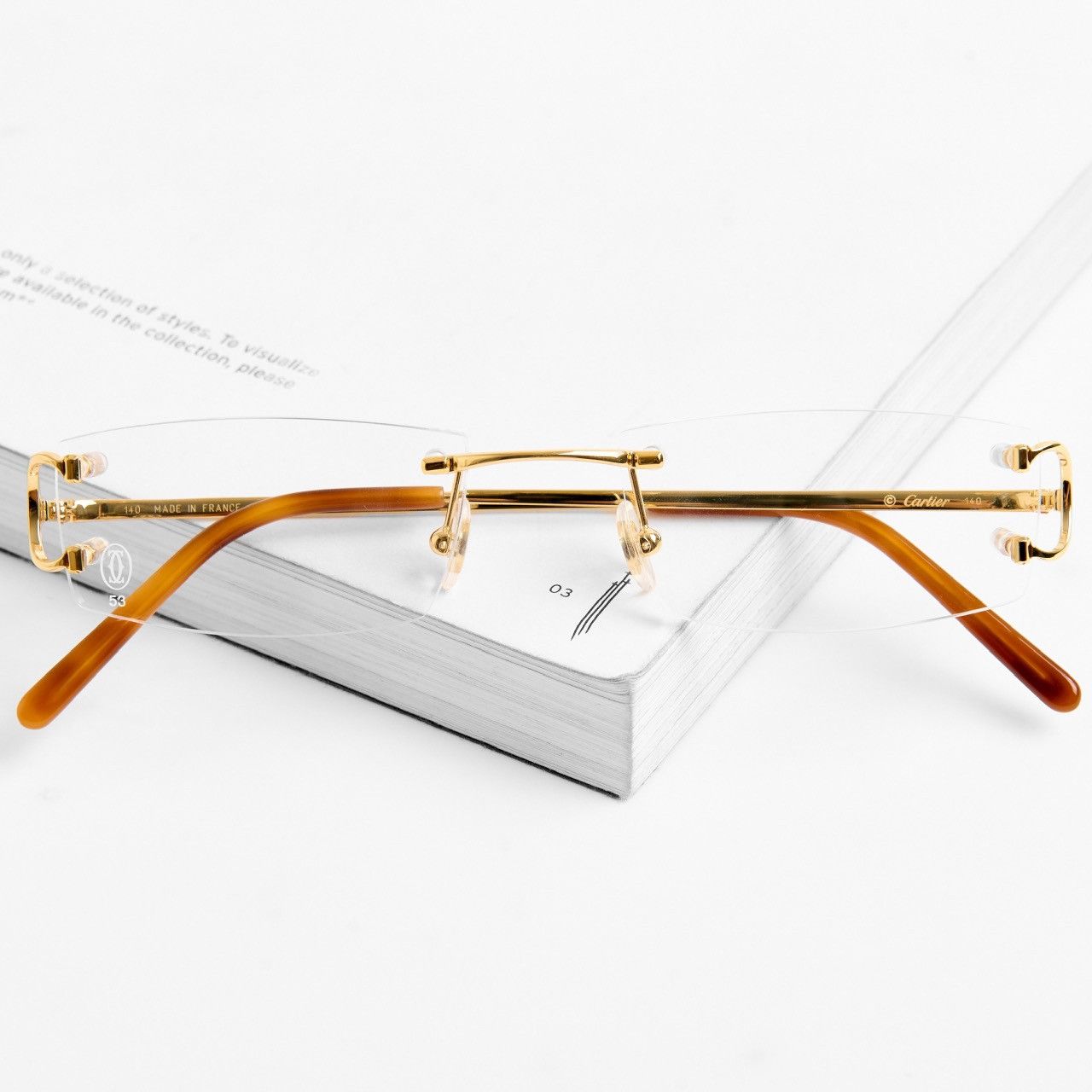 Cartier CARTIER CT0092O 001 GLASSES Size ONE SIZE - 6 Thumbnail