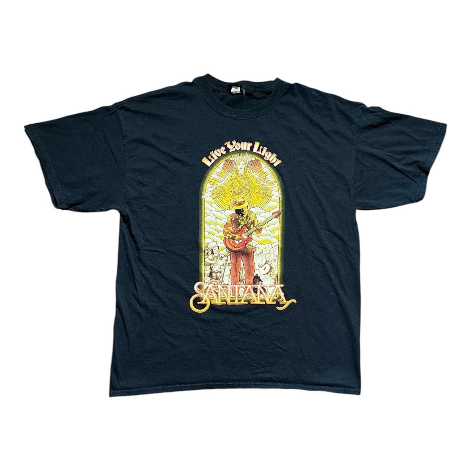Other Santana Live Your Light 2008 World Tour Band Concert T-shirt Size US XL / EU 56 / 4 - 1 Thumbnail