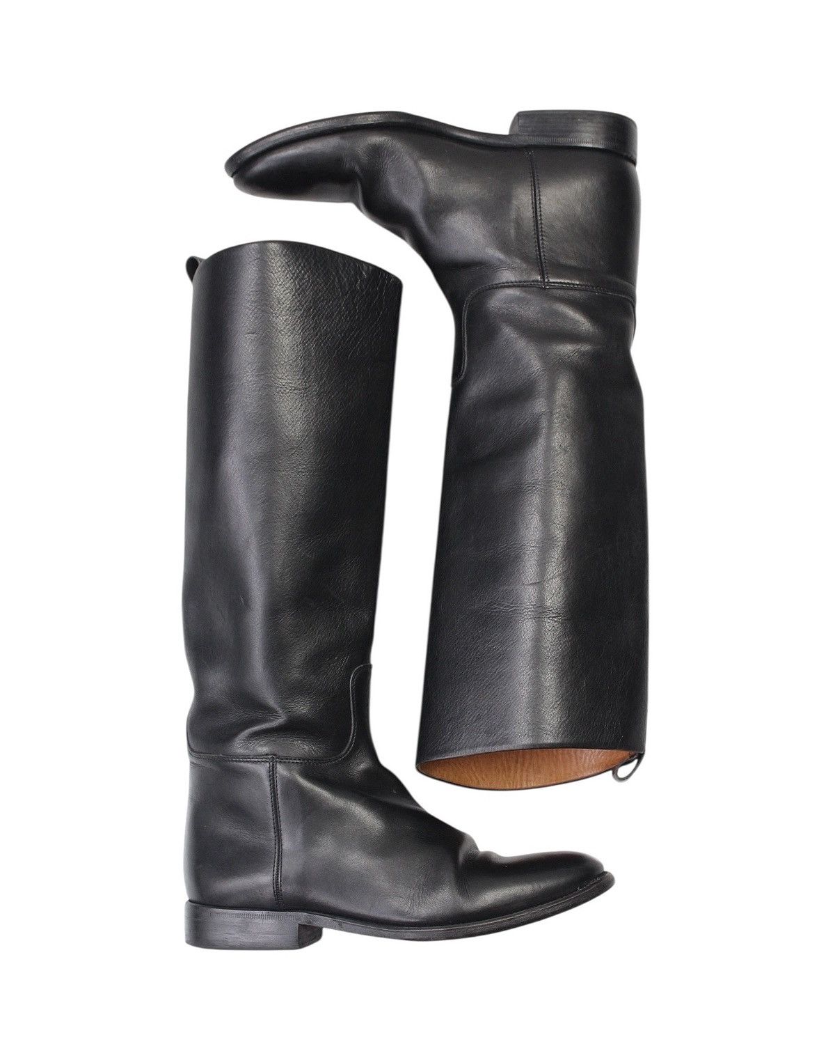 Hermes 2000S HERMÈS BLACK RIDING BOOTS Size US 5.5 / IT 35.5 - 2 Thumbnail