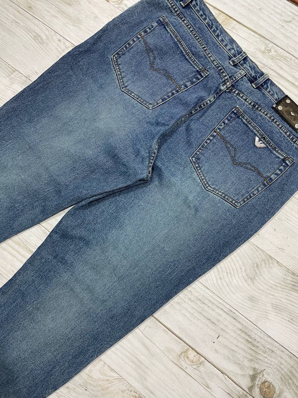 Emporio Armani × Vintage Vintage Emporio Armani Denim Jeans Buggy Size 44 Logo Size US 44 / EU 60 - 2 Thumbnail