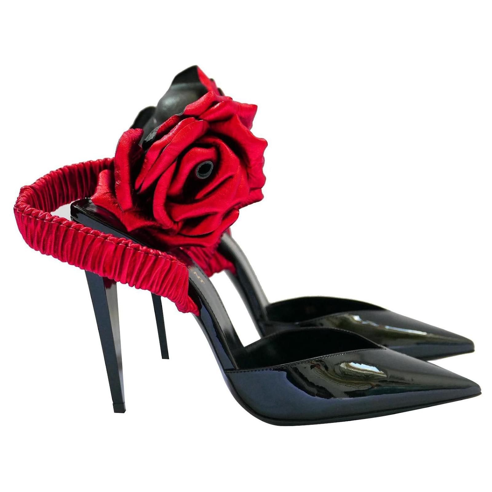 Saint Laurent Paris Saint Laurent Fall 2017 Freja Rose 105 Heels Black Size US 8.5 / IT 38.5 - 3 Thumbnail
