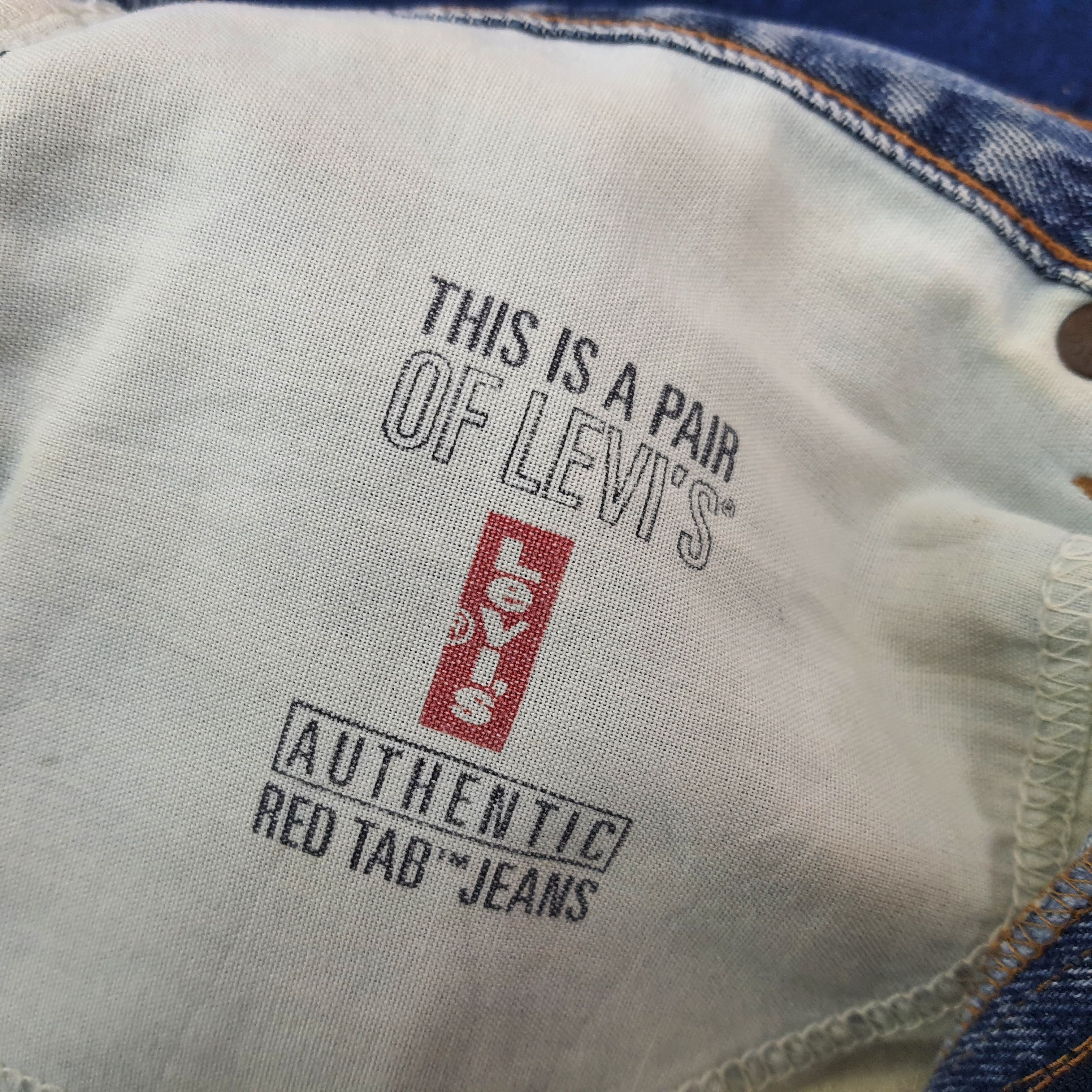 Levi's Vintage Levi's 505 Authentic Red Tab Distressed Jean C228N19 Size US 32 / EU 48 - 10 Thumbnail