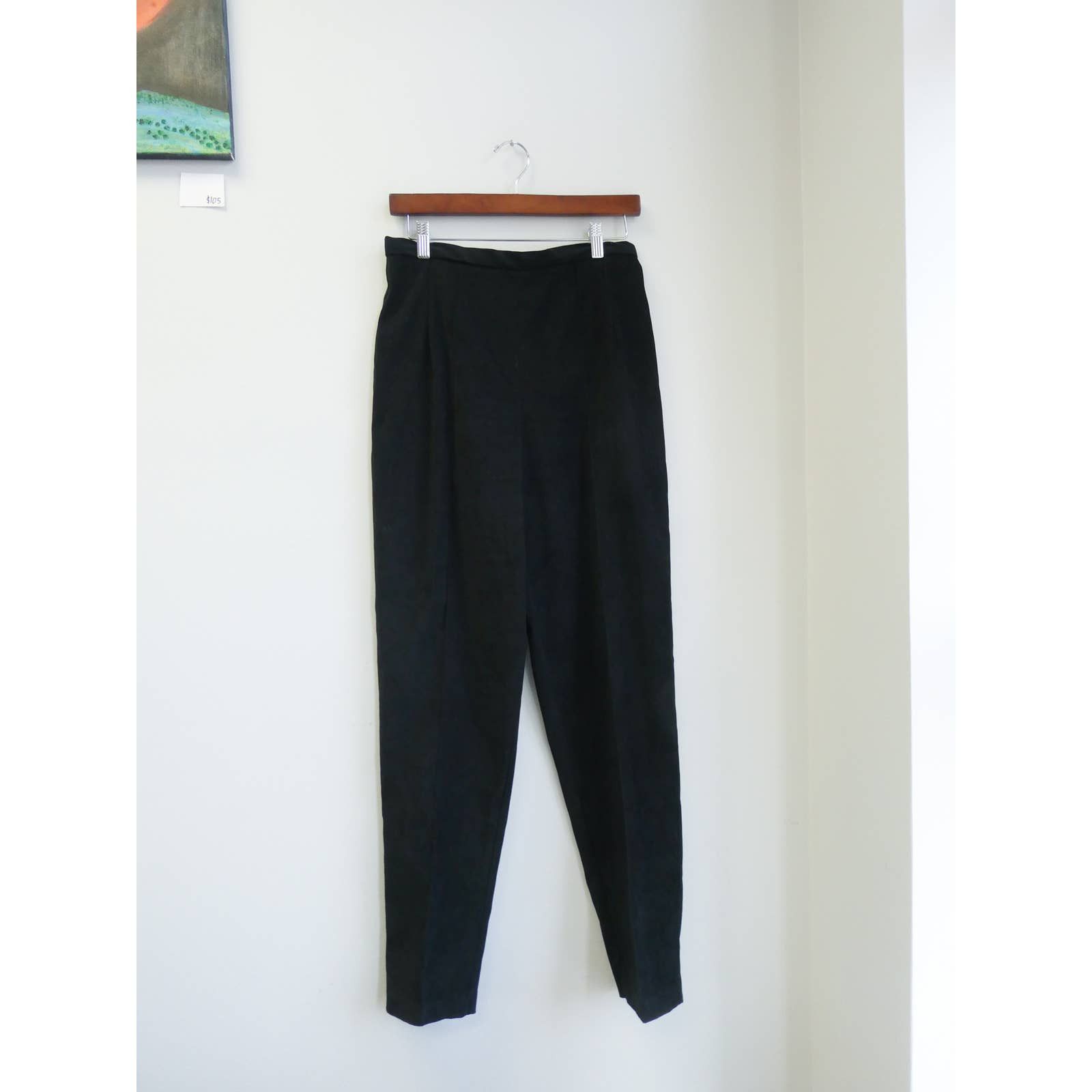 Gucci vintage women's nylon dress pants size 40 L black