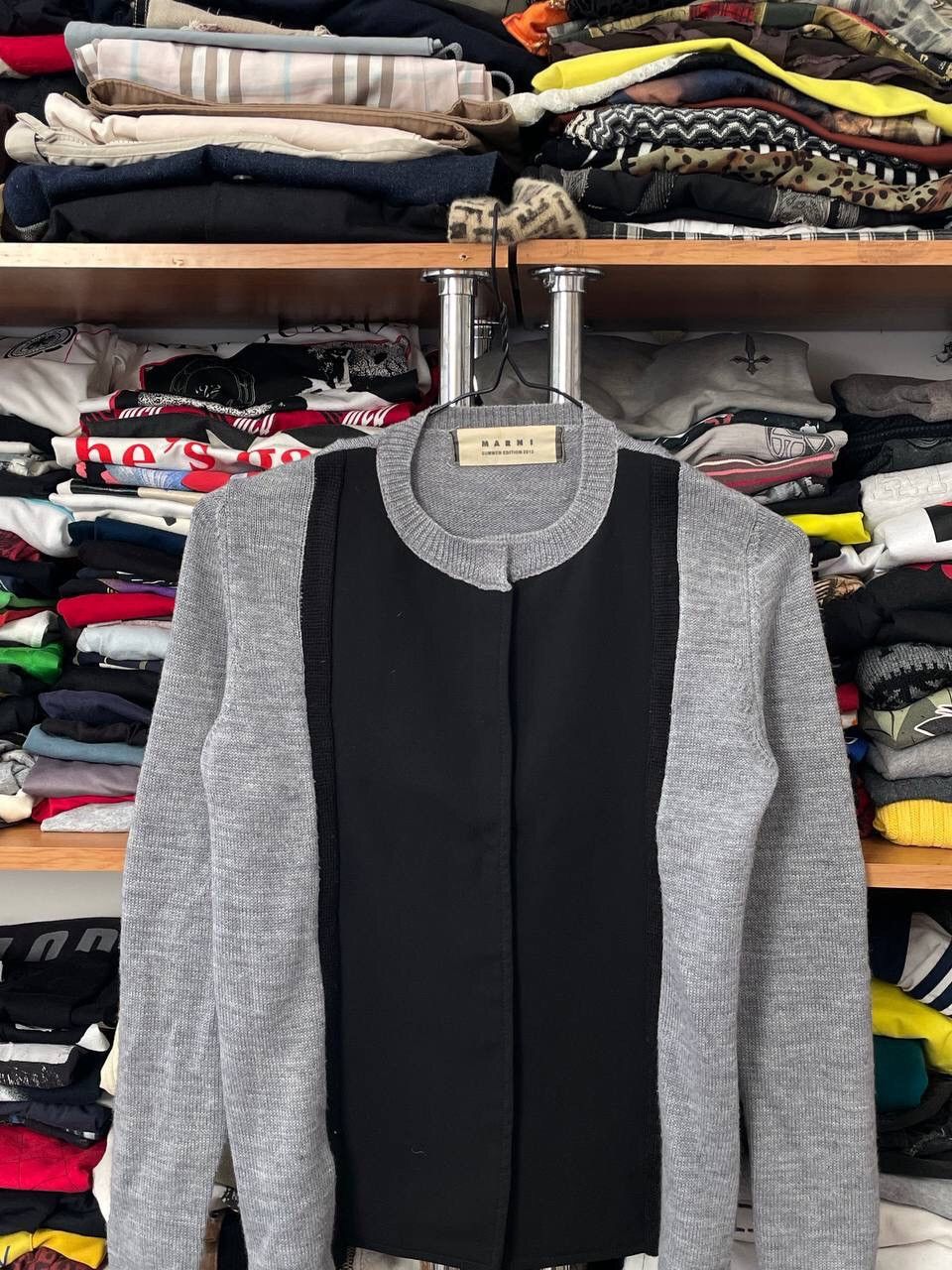 Marni Marni Avant Garde Italian Designer Wool Sweater Size M / US 6-8 / IT 42-44 - 2 Thumbnail