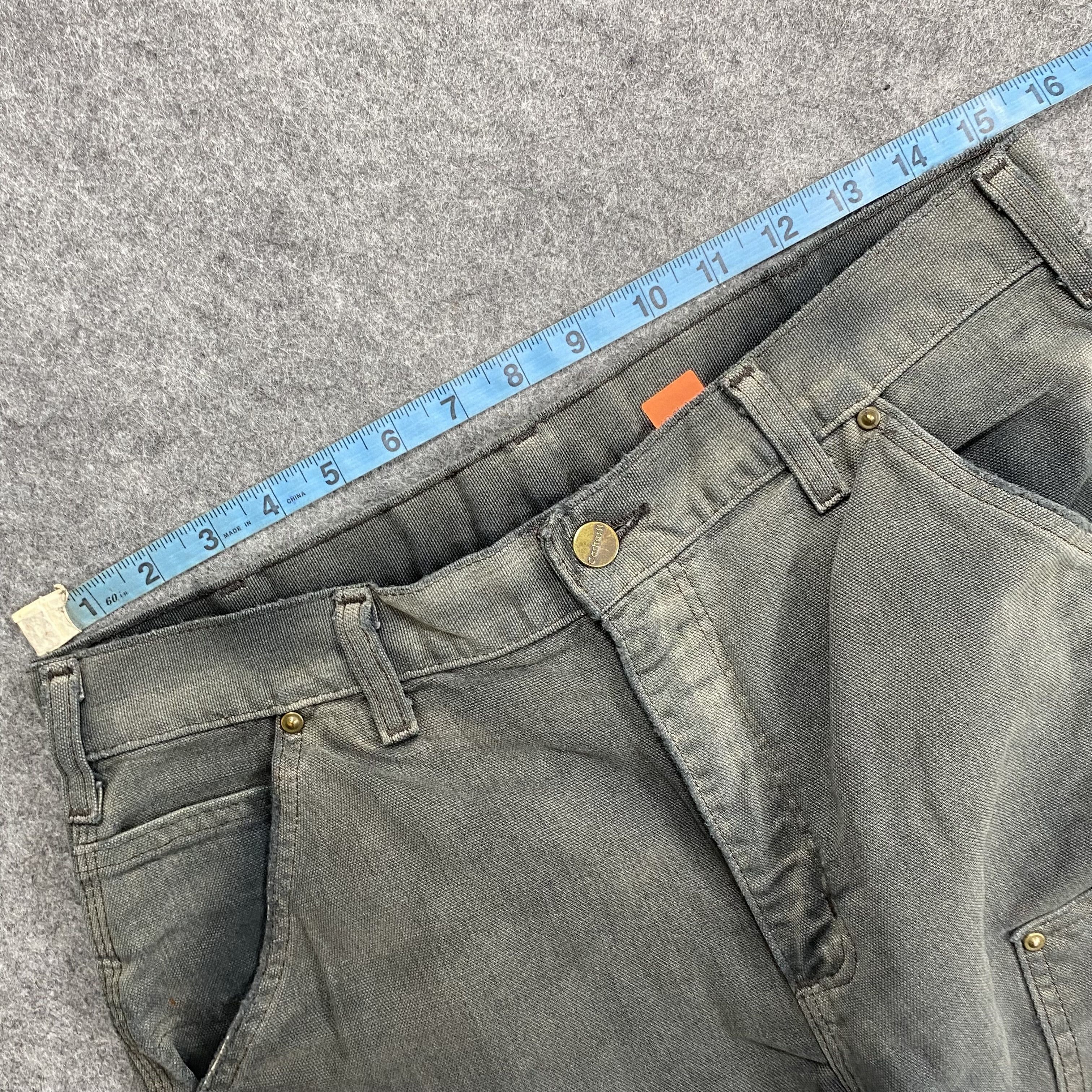 Carhartt Vintage distressed Carhartt double knee-CP343 Size US 31 - 5 Thumbnail
