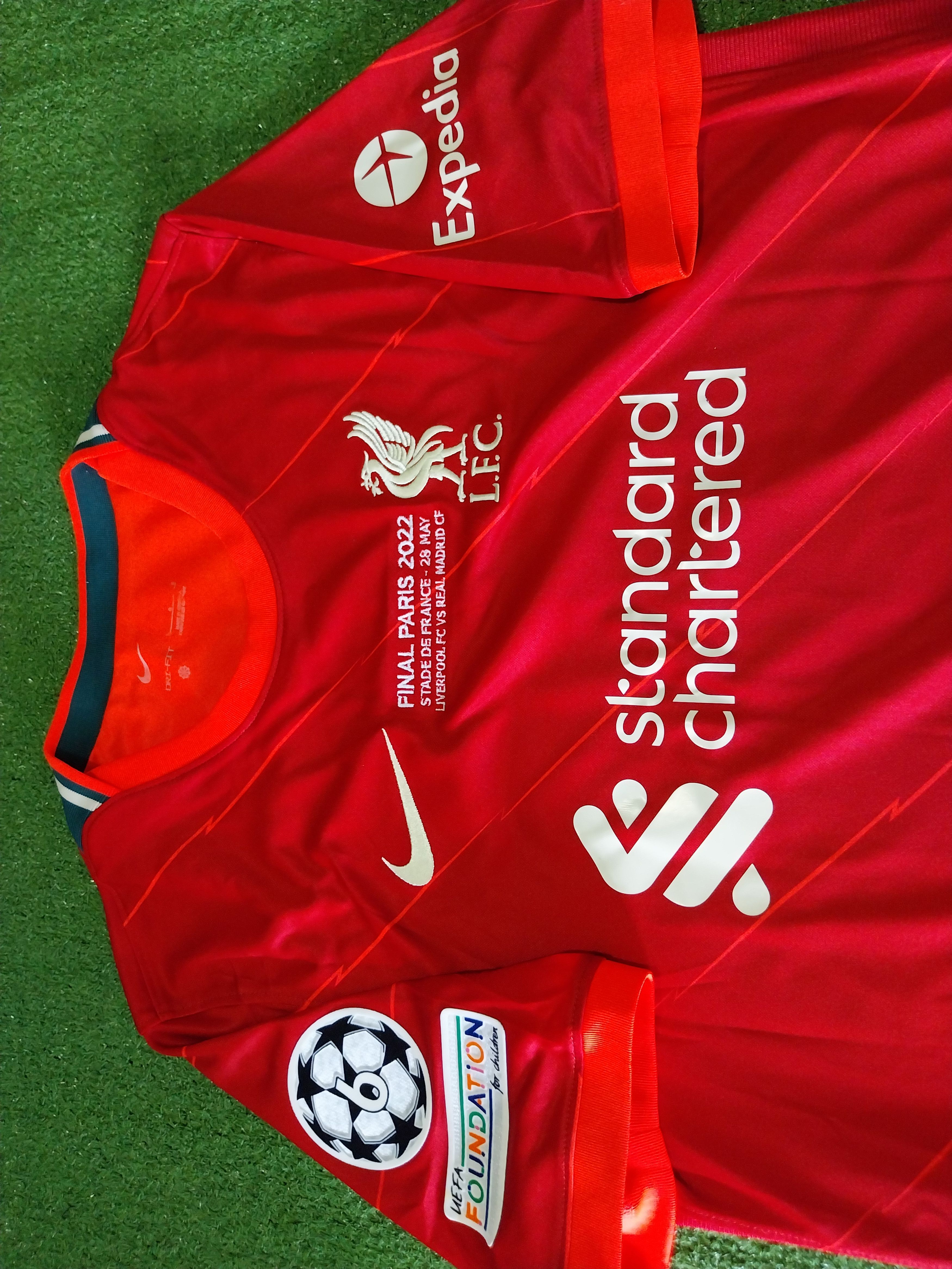 Nike Liverpool home 2021/2022 mo salah jersey football Size US L / EU 52-54 / 3 - 3 Thumbnail