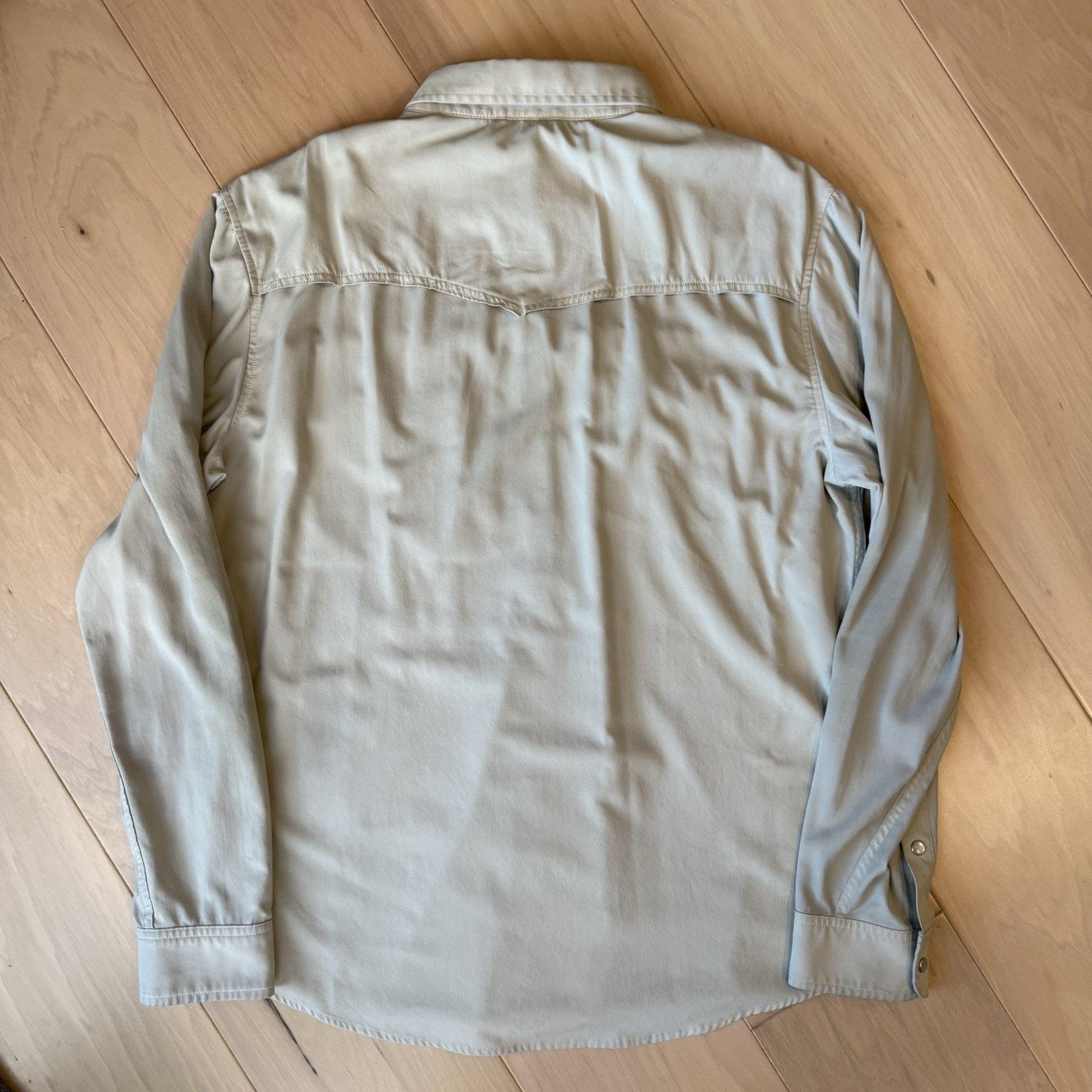 Arc'teryx Poncho Snap Shirt M Slim Fit Beige Long Sleeve Button Up Size US M / EU 48-50 / 2 - 8 Thumbnail
