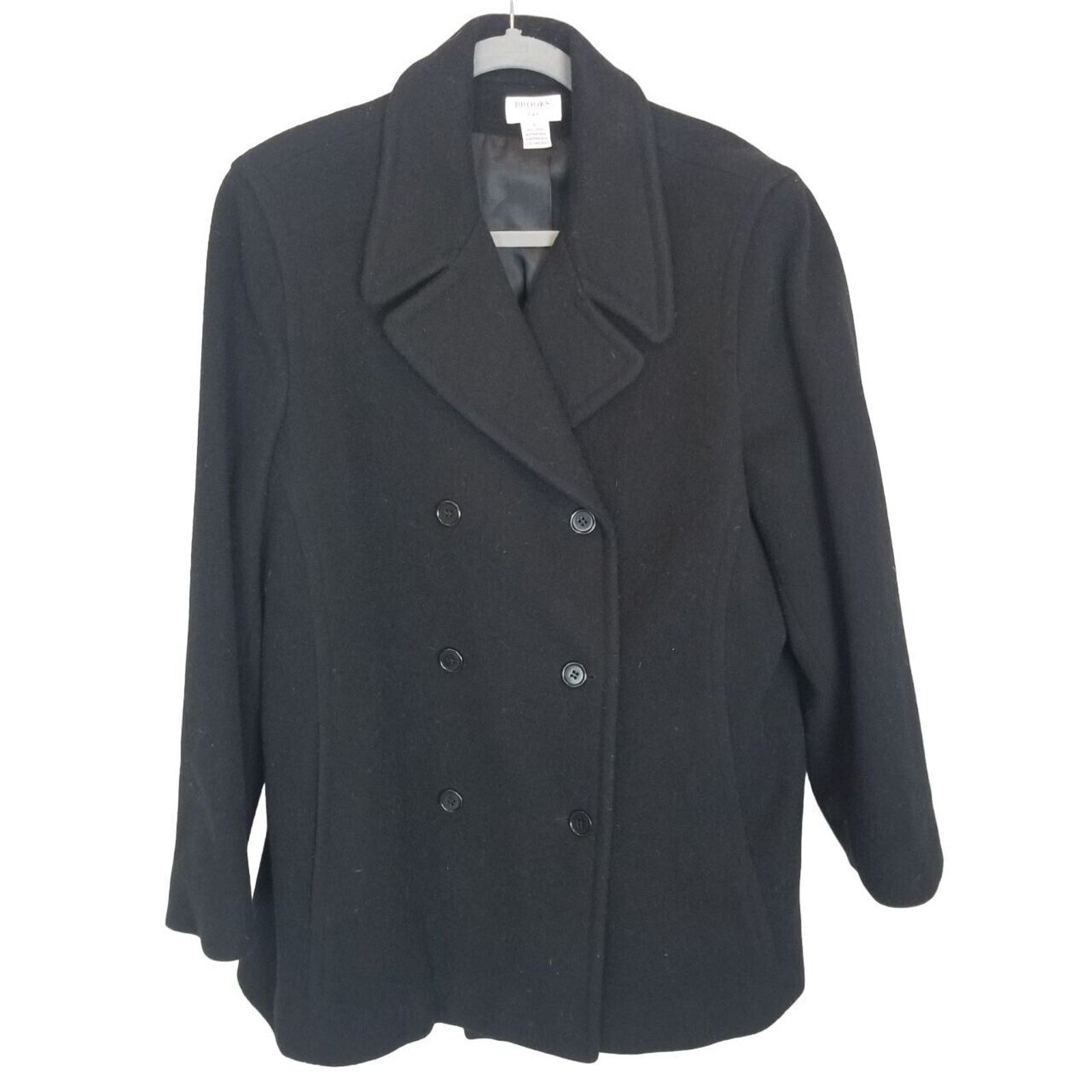 Brooks Brothers Vintage Brooks Brothers 346 Womens Wool Coat Size L Classic Size L / US 10 / IT 46 - 1 Thumbnail