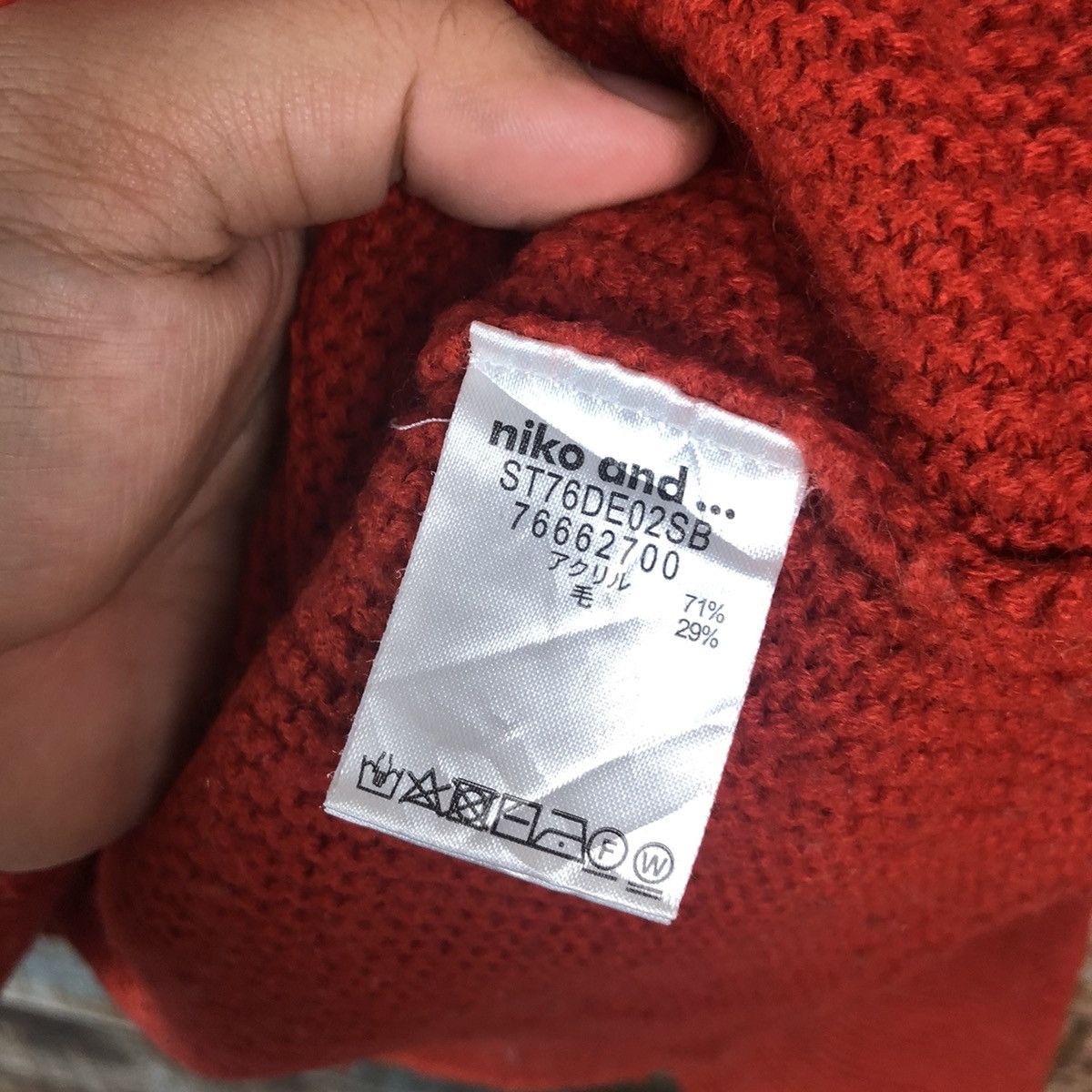 Homespun Knitwear × Japanese Brand Niko And Red Turtle Neck Knitwear #A1895 Size M / US 6-8 / IT 42-44 - 11 Thumbnail