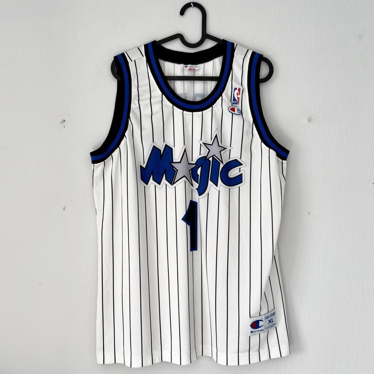 Champion RARE 90s Orlando Magic Hardaway Champion Vintage Jersey NBA Size US XL / EU 56 / 4 - 2 Thumbnail