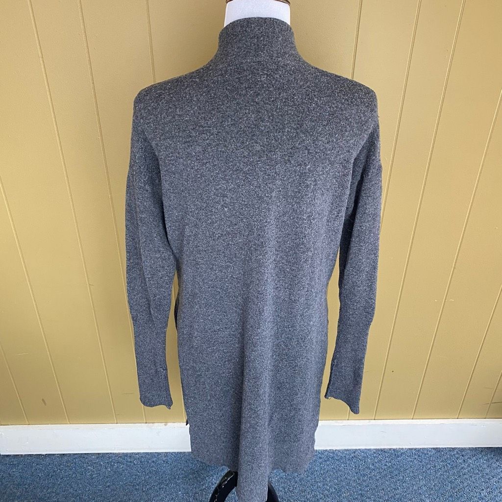 Other Prologue women S long open front cardigan w/side slits grey Size S / US 4 / IT 40 - 8 Thumbnail