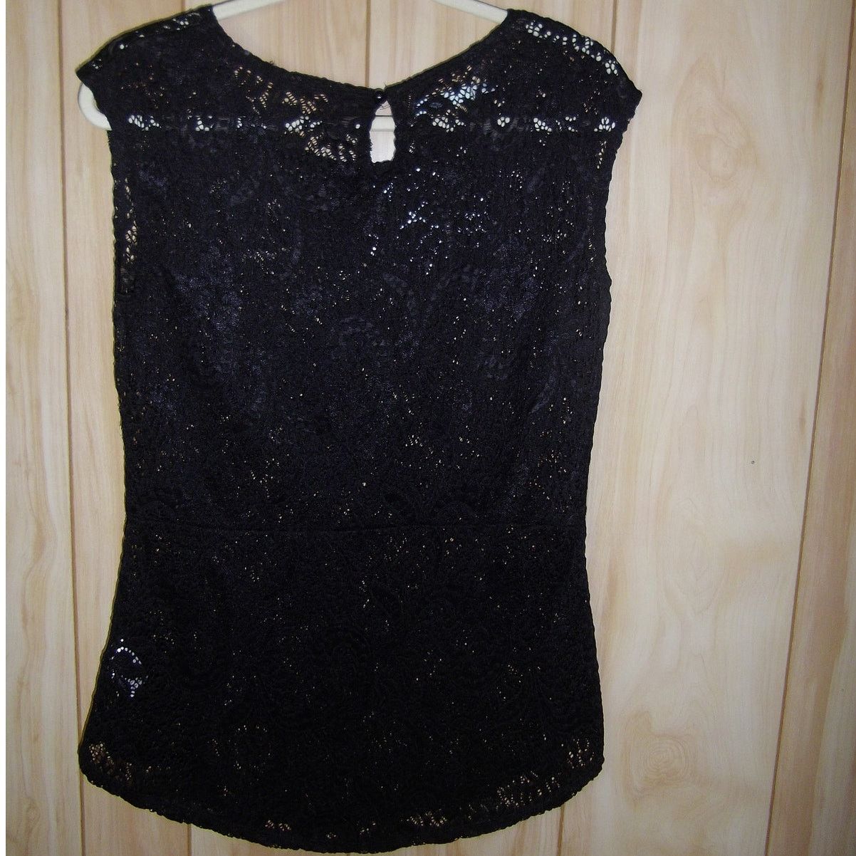 Other Maurices Vintage Black Scoop Neck Sleeveless Lace Top M Size M / US 6-8 / IT 42-44 - 2 Thumbnail