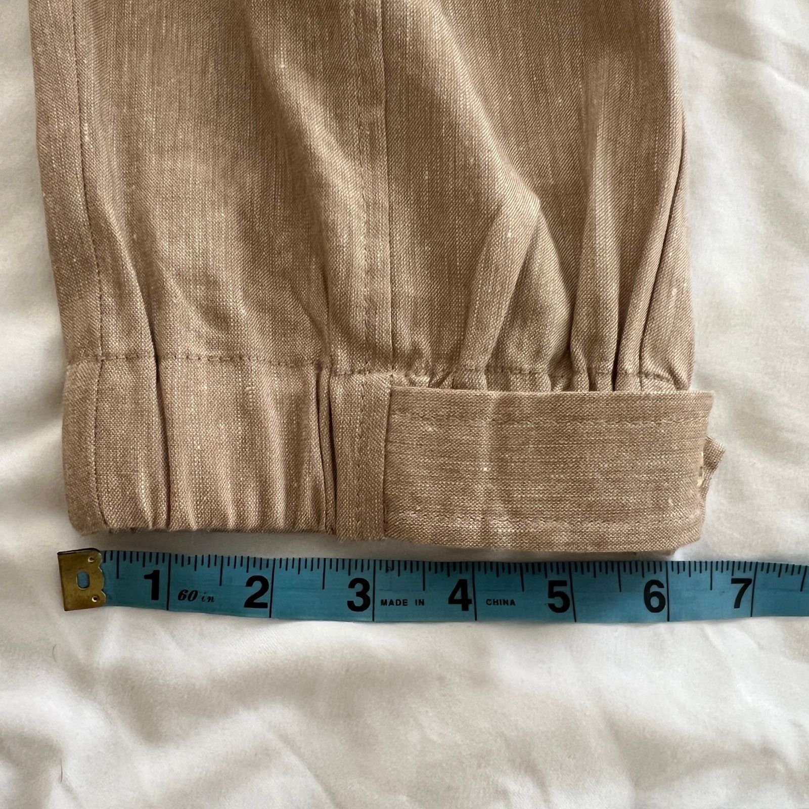 Reiss REISS Womens Cargo Style Linen Blend Trousers Size 10 Size 32" / US 10 / IT 46 - 13 Thumbnail