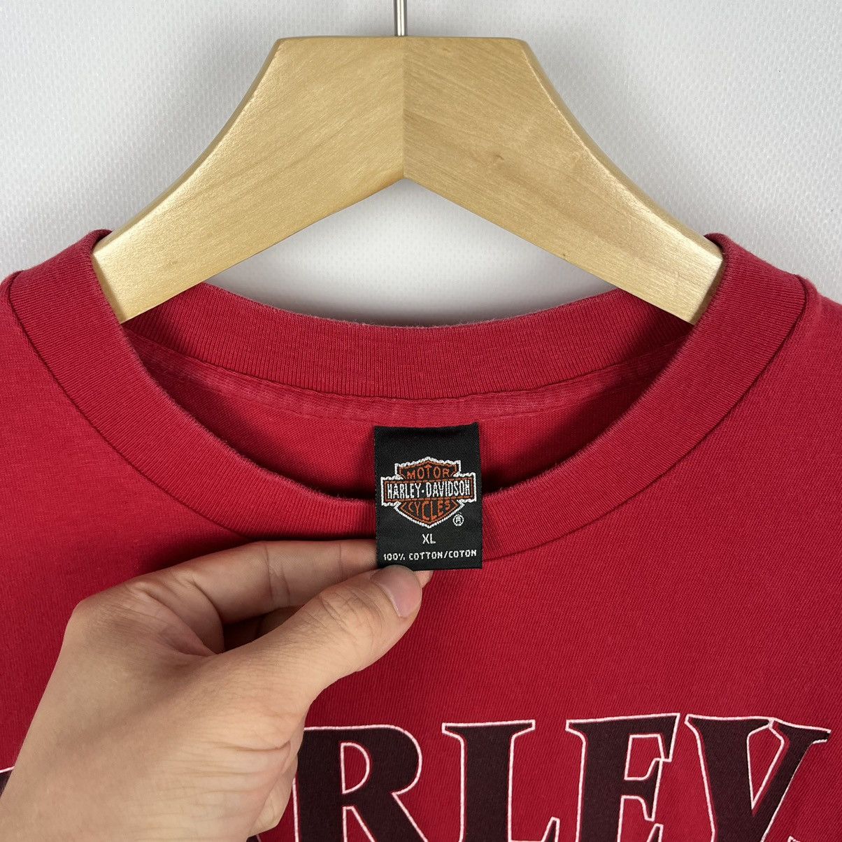 Harley Davidson Vintage Harley Davidson y2k Las Vegas big logo tee 1998 Size US XL / EU 56 / 4 - 9 Thumbnail
