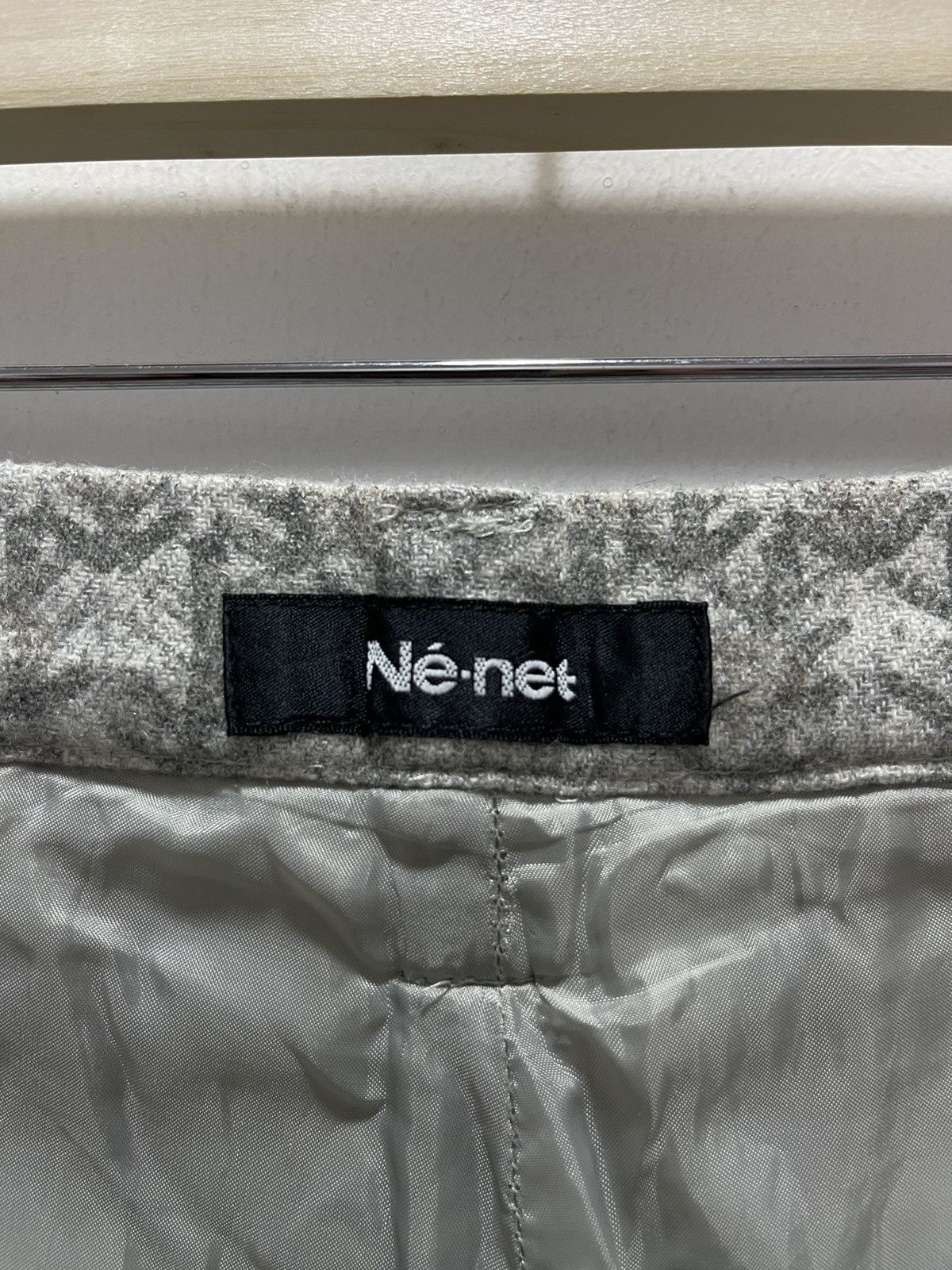 Designer × Issey Miyake × Ne-Net DESIGNER NE-NET CROPPED WOOL PANT Size 28" / US 6 / IT 42 - 12 Thumbnail
