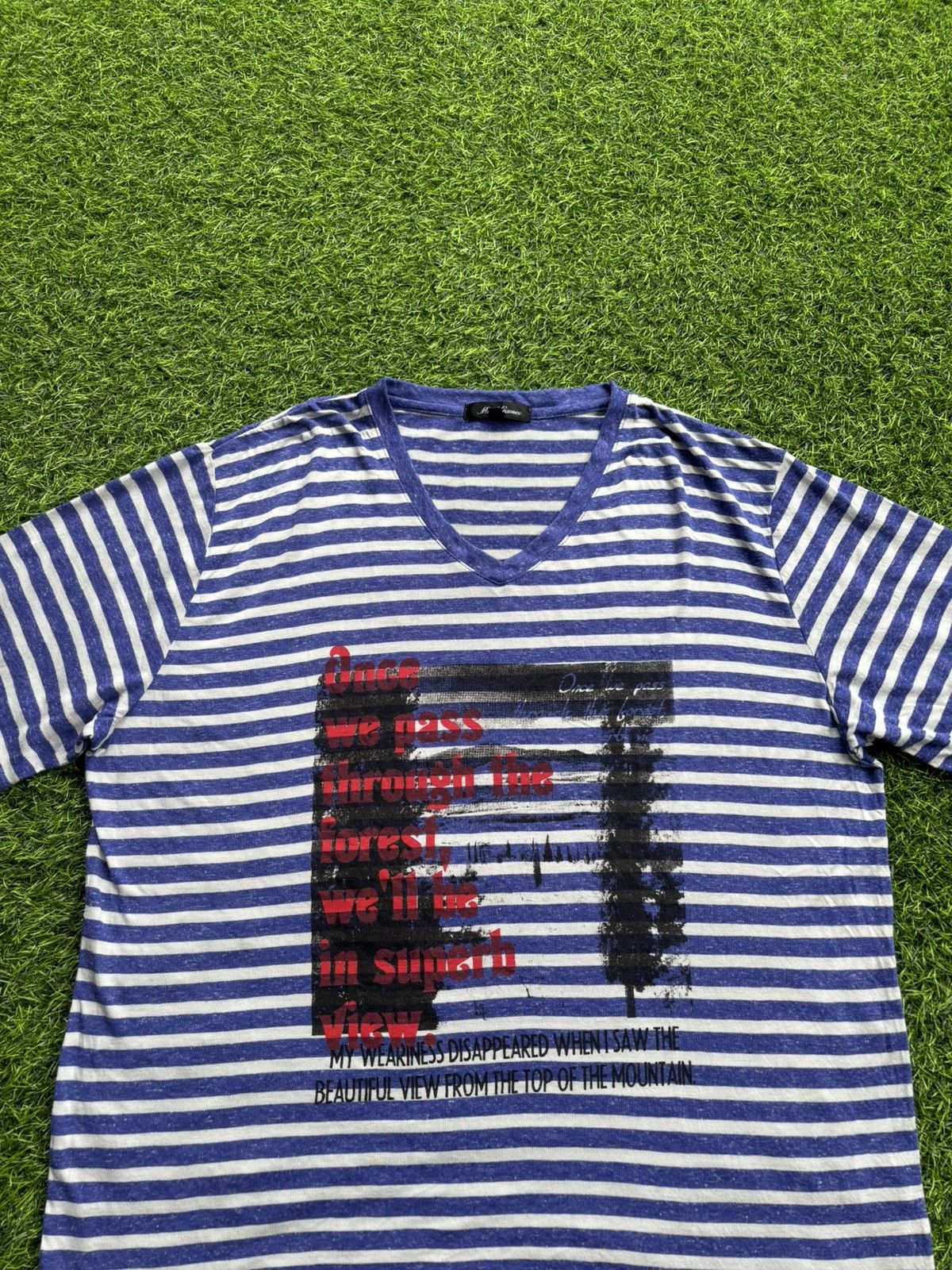 Hysteric Glamour Y2k Mind Games Stripe Tshirt Size US XL / EU 56 / 4 - 2 Thumbnail