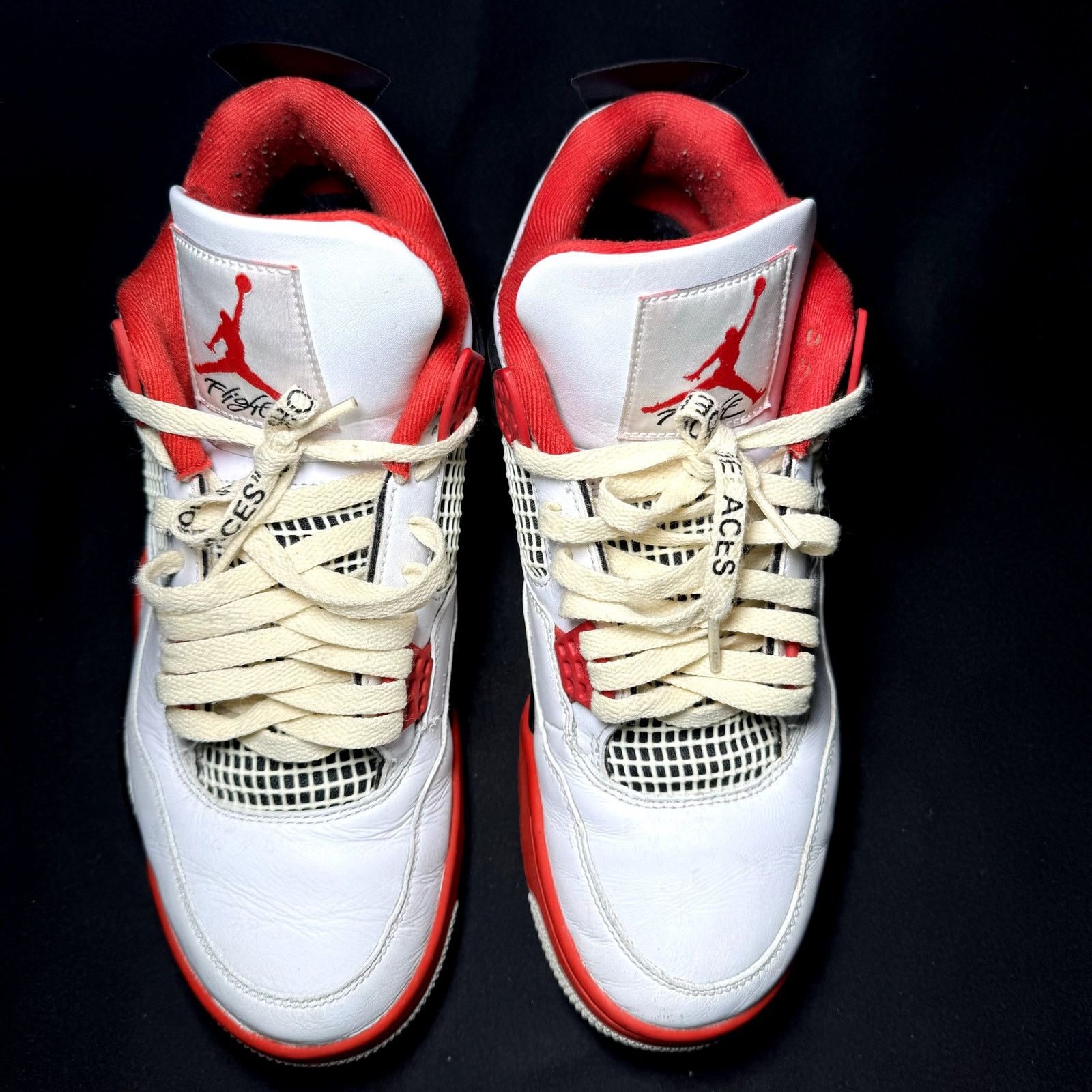 Jordan Brand × Nike Size 11 - Nike Air Jordan 4 Retro OG Fire Red Men's Shoes Size US 11 / EU 44 - 4 Thumbnail